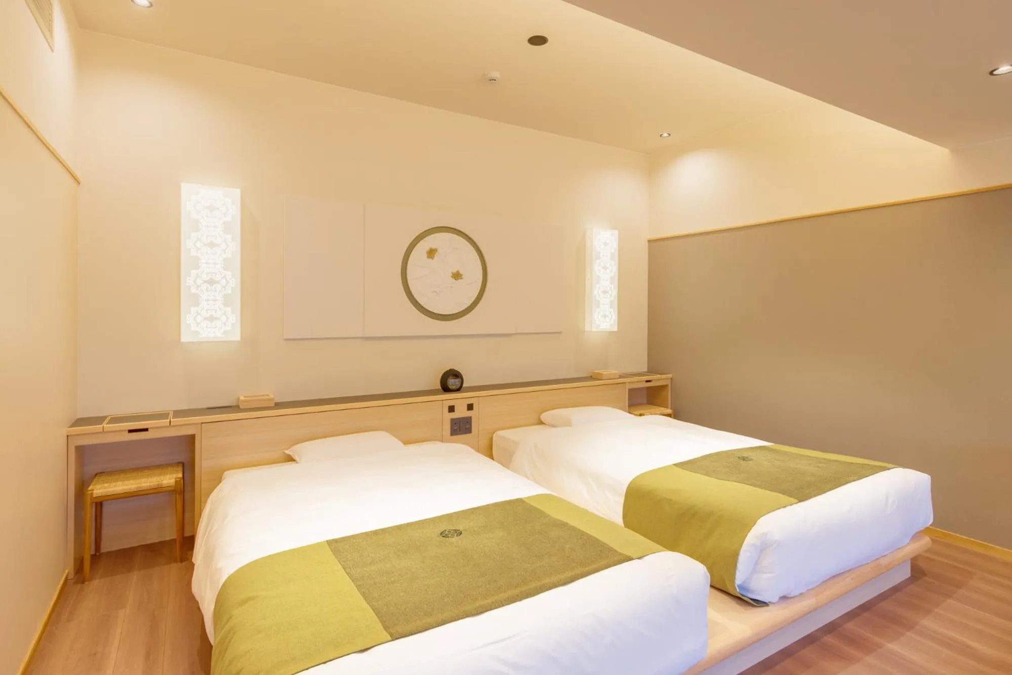 Bedroom, Bed in UreshinoOnsen URESHINO YADOYA