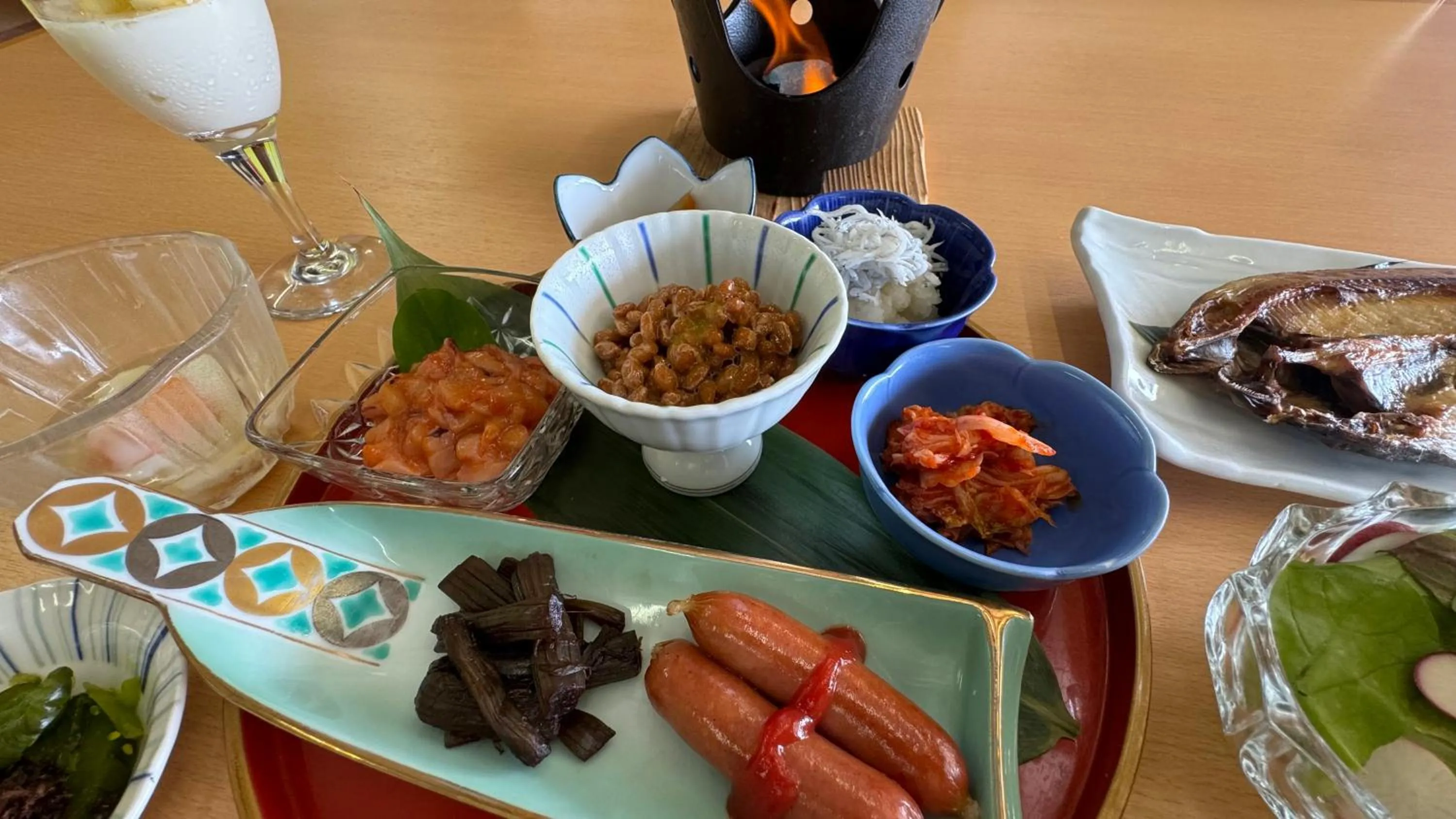 Breakfast in Izu Atagawa Onsen Hotel Gyokuryu