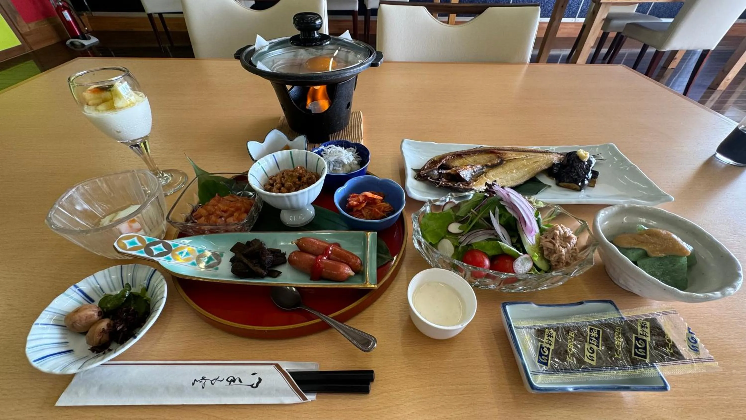 Breakfast in Izu Atagawa Onsen Hotel Gyokuryu