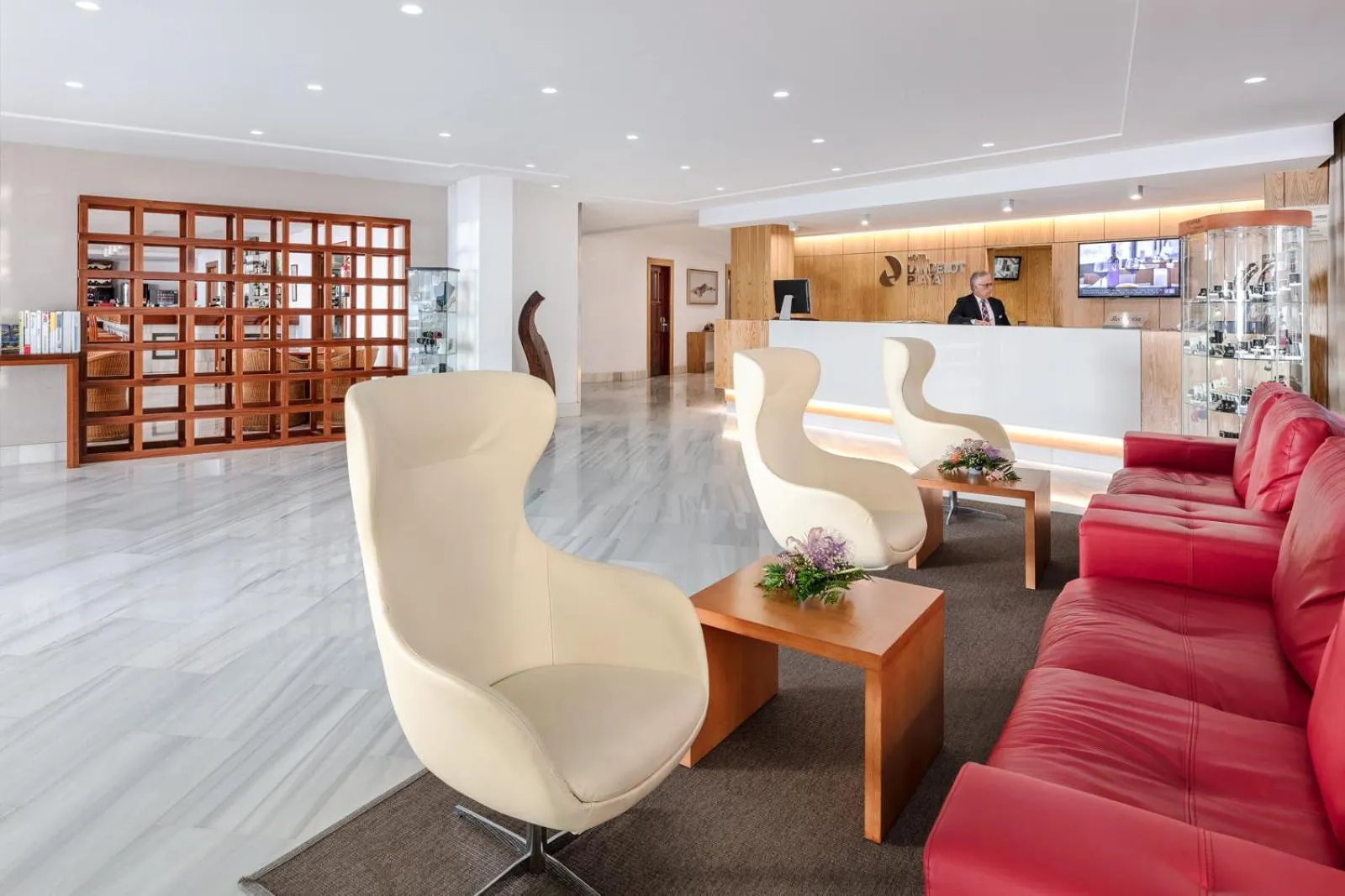 Lobby or reception in Hotel Lancelot