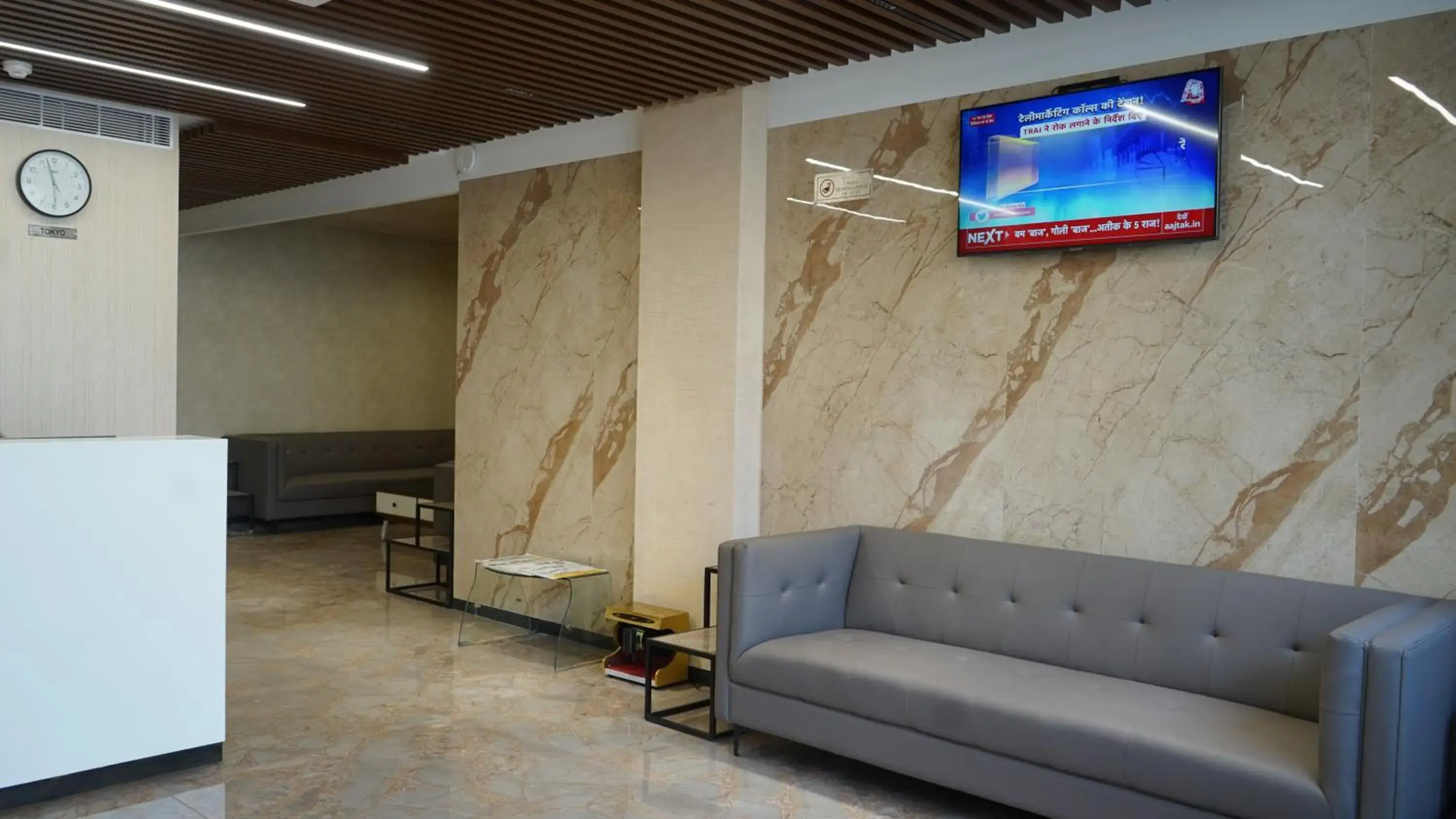 Lobby or reception in Purple Beds by VITS Dwarkesh, Surat Lobby or reception in Purple Beds by VITS Dwarkesh, Surat