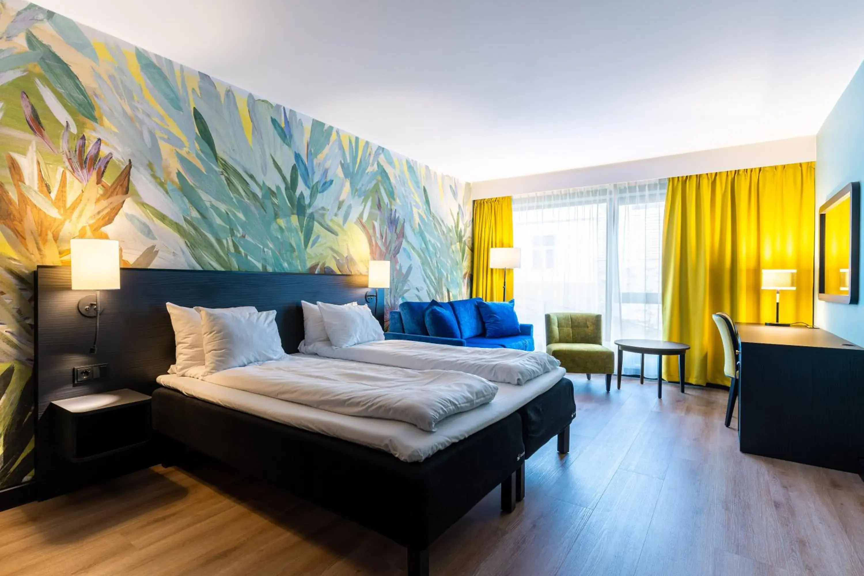 Bed in Thon Hotel Ålesund Bed in Thon Hotel Ålesund