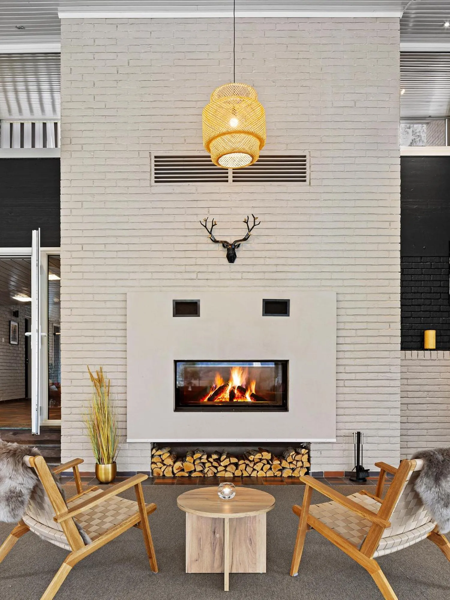 Living room in Eidfjord Hotel