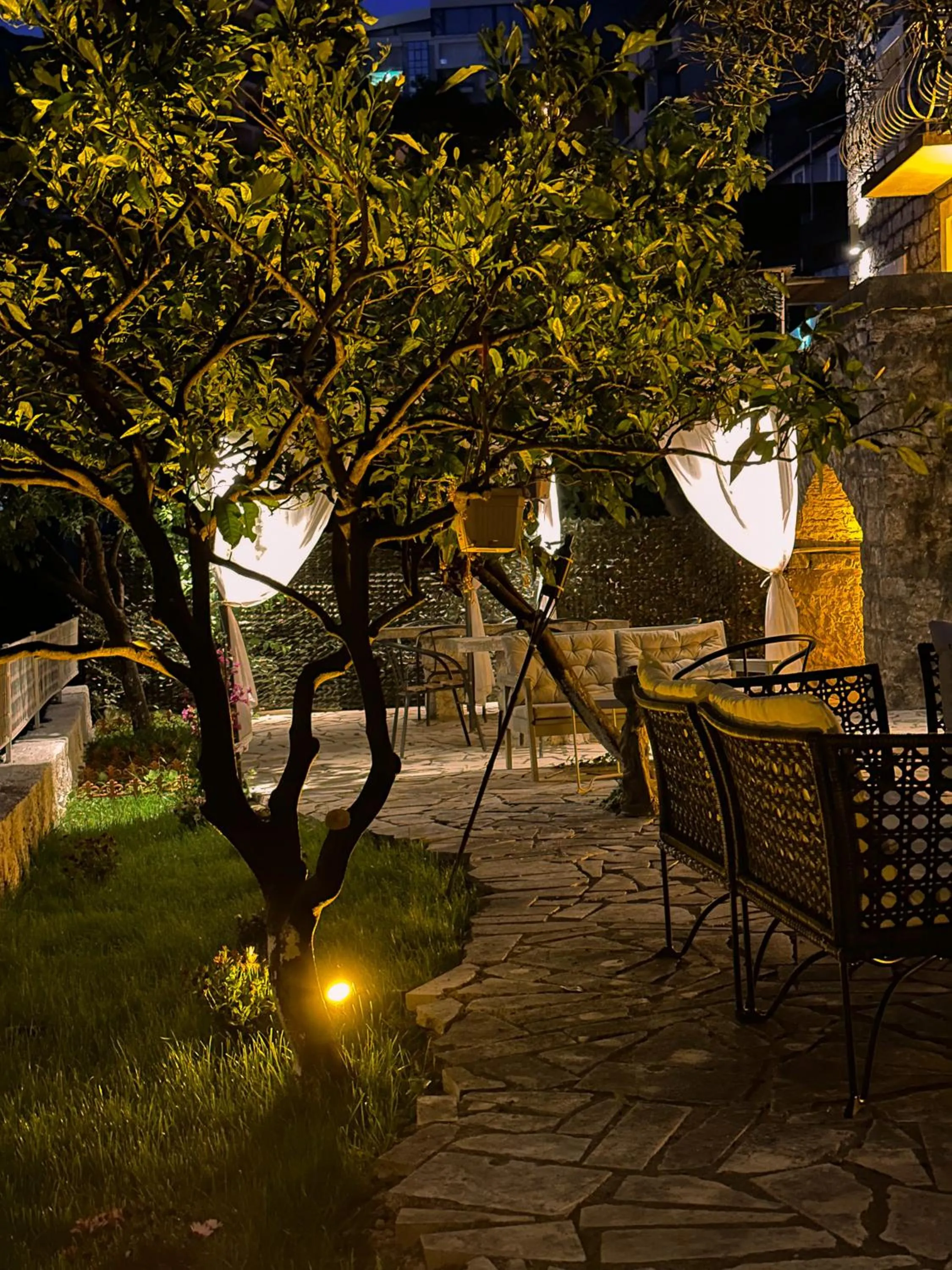 Night in Serenita Stone House