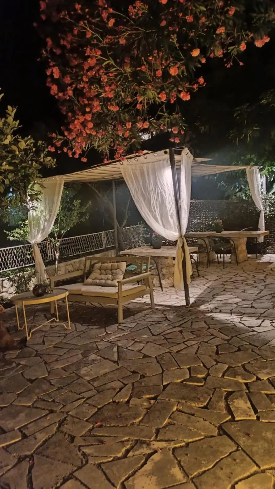 Night in Serenita Stone House