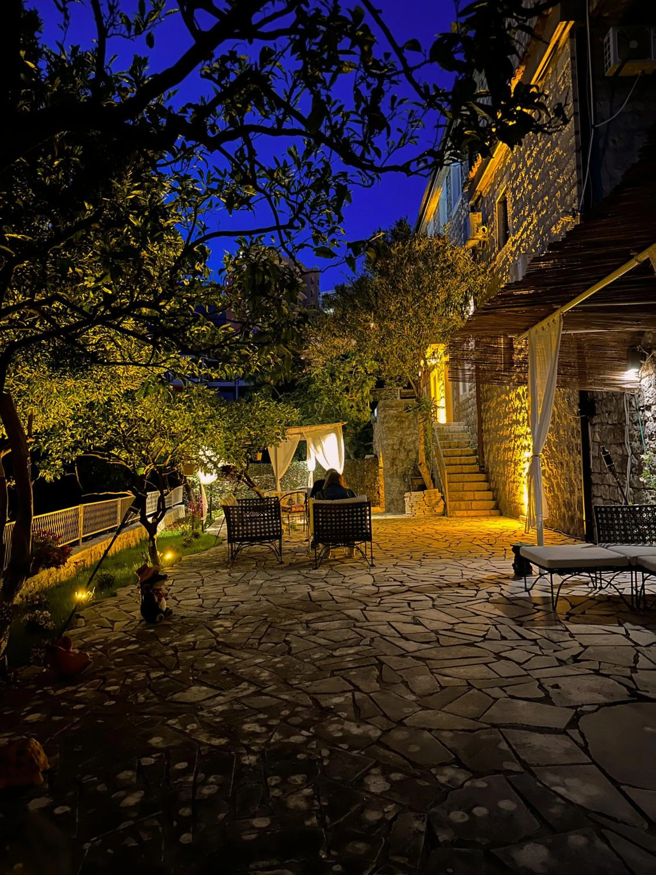 Night in Serenita Stone House