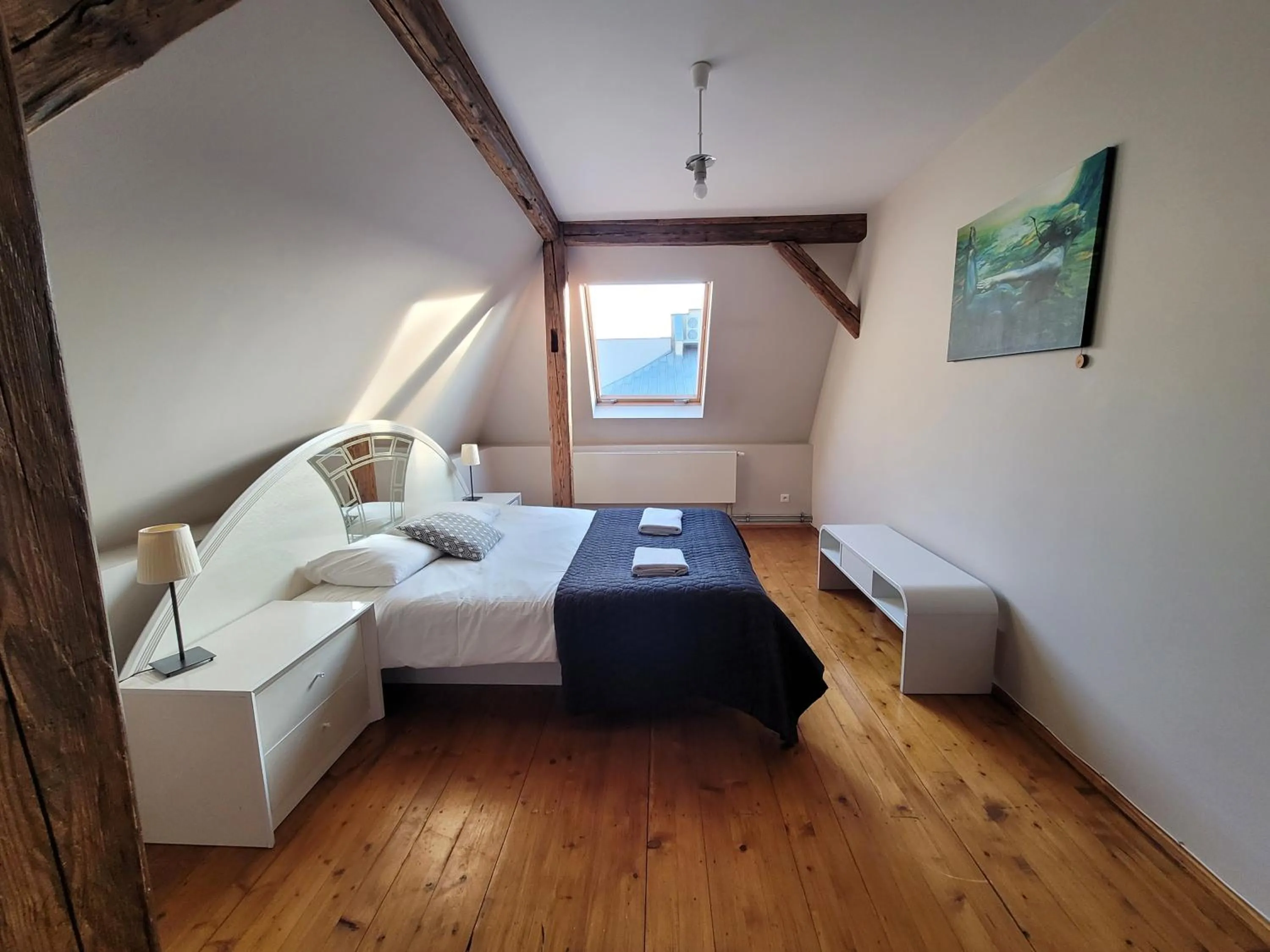 Bedroom, Bed in The Spiski Palace Apartments