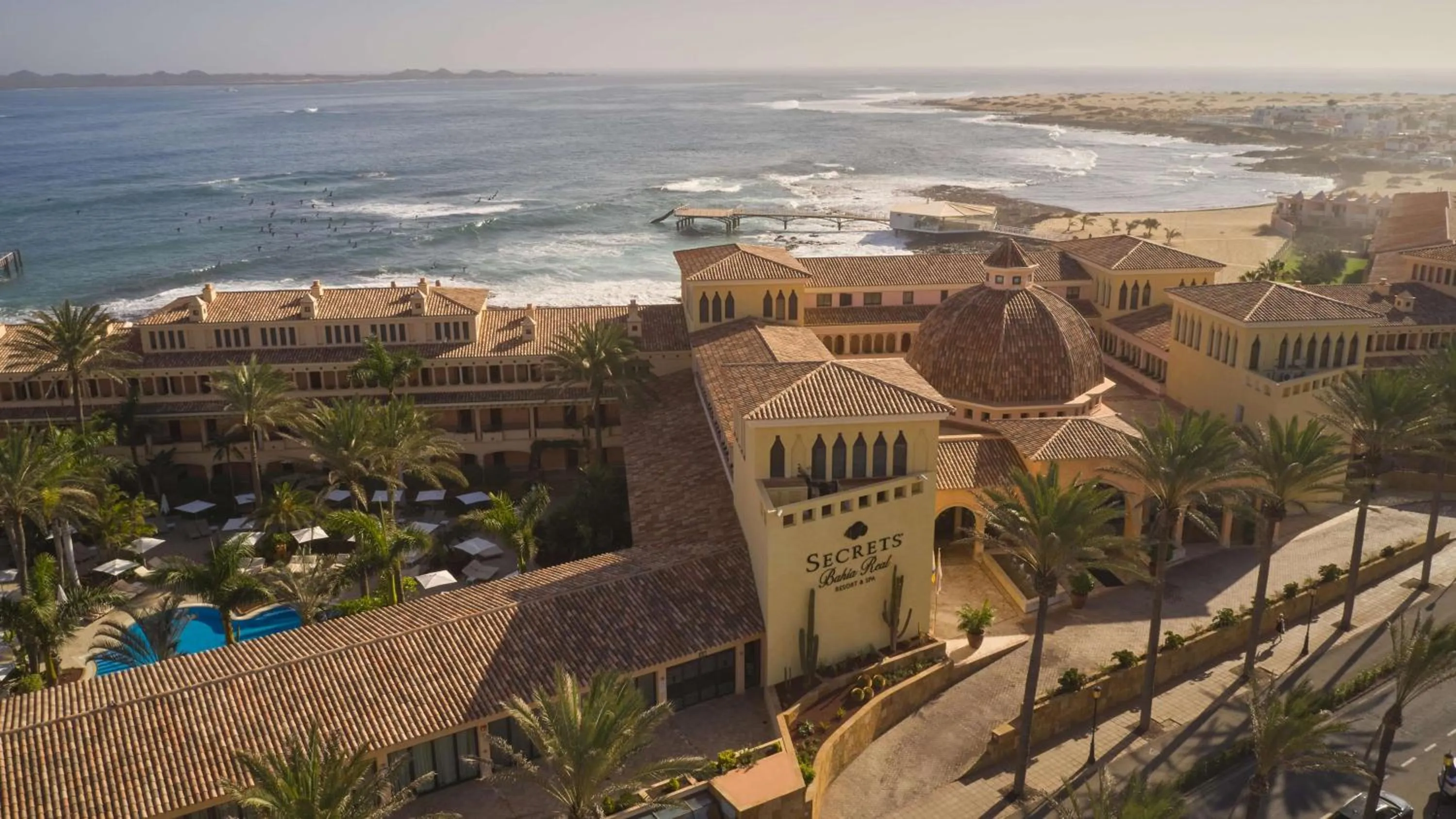 Beach in Secrets Bahía Real Resort & Spa Adults only