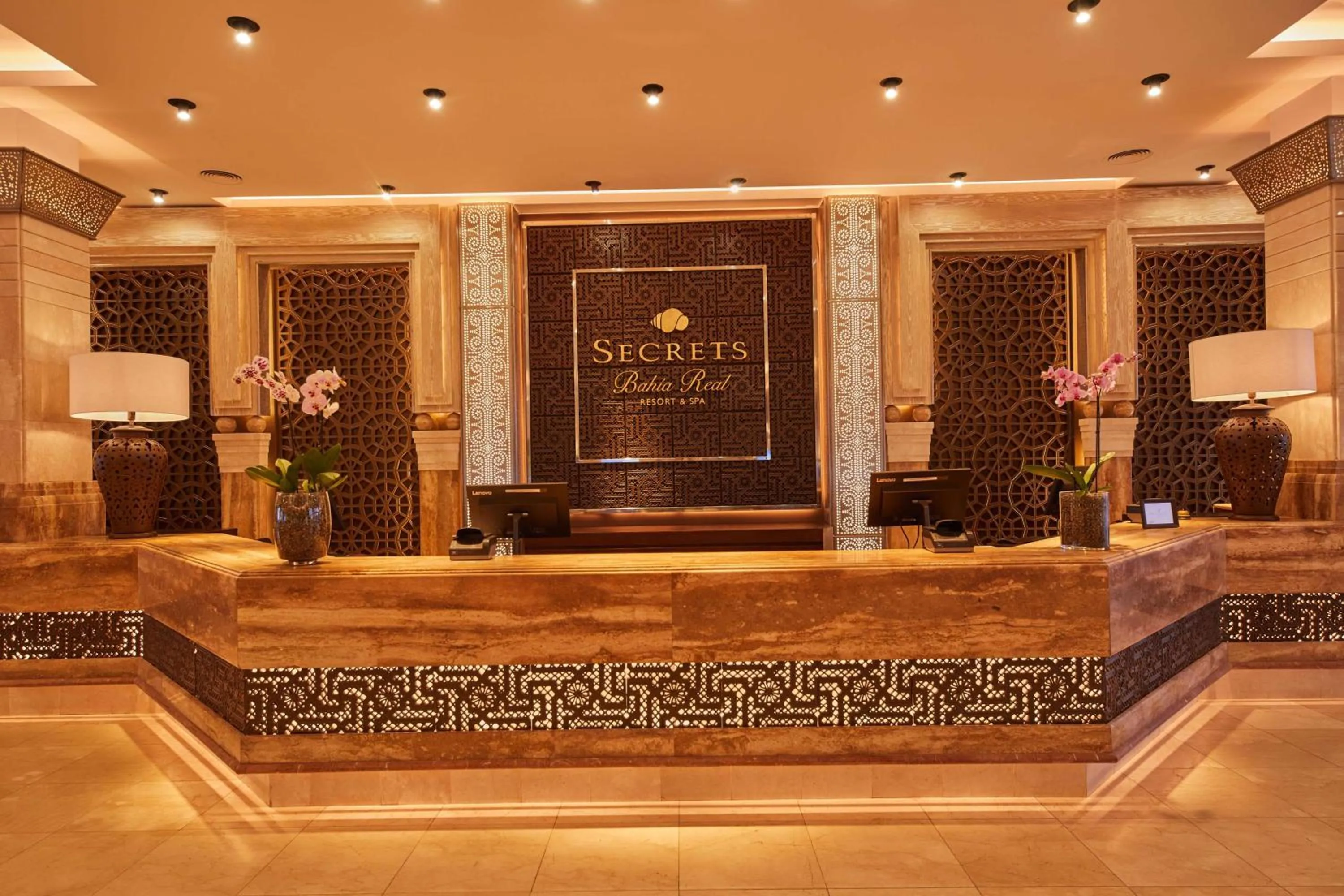 Lobby or reception in Secrets Bahía Real Resort & Spa Adults only