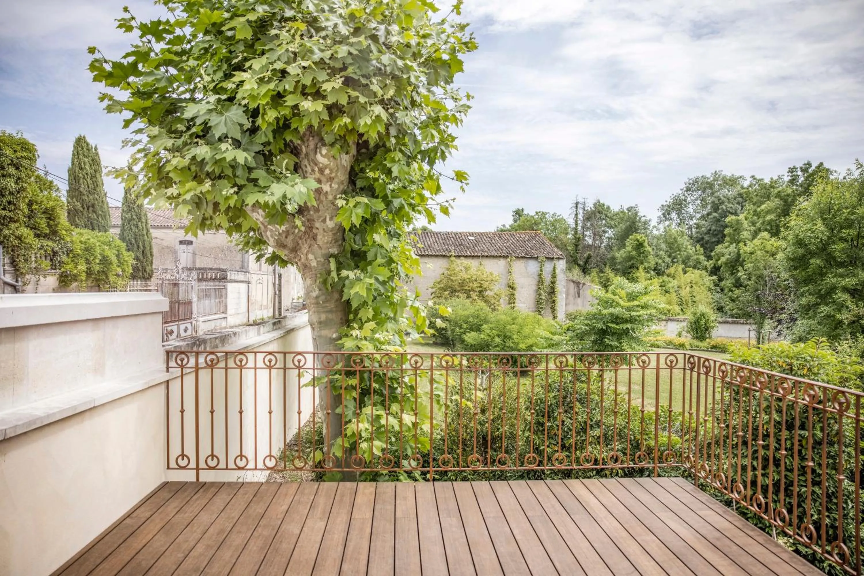 Balcony/Terrace in La Nauve, Hôtel & Jardin - Relais & Châteaux