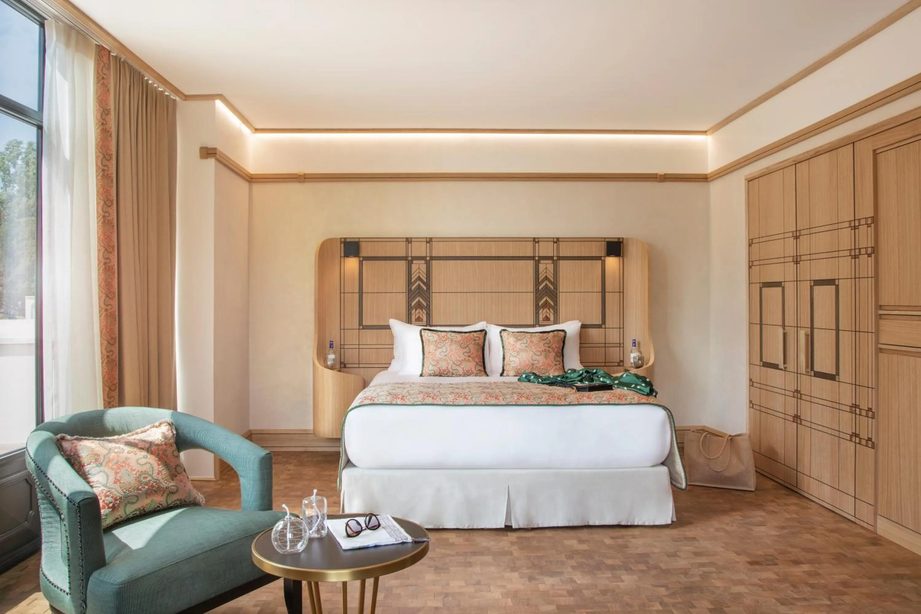 Bedroom, Bed in La Nauve, Hôtel & Jardin - Relais & Châteaux