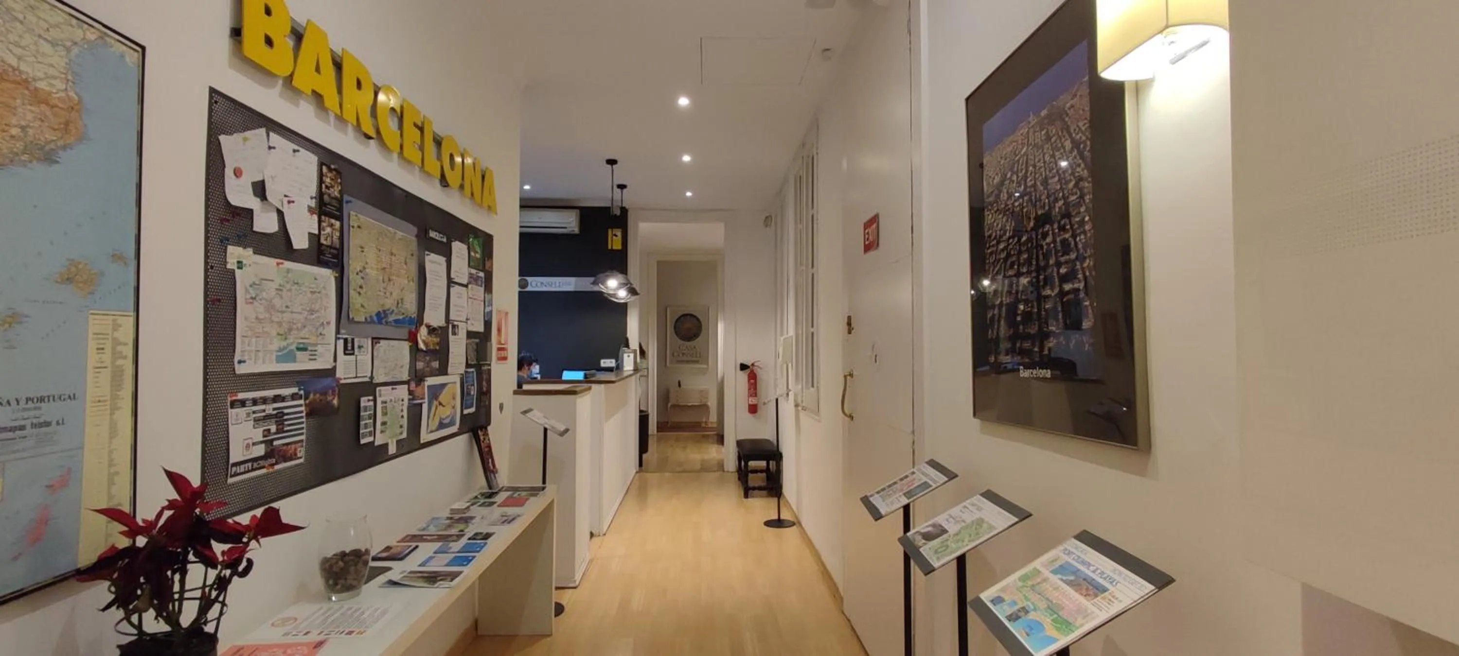 Lobby or reception in Casa Consell Gran Via, Guest House