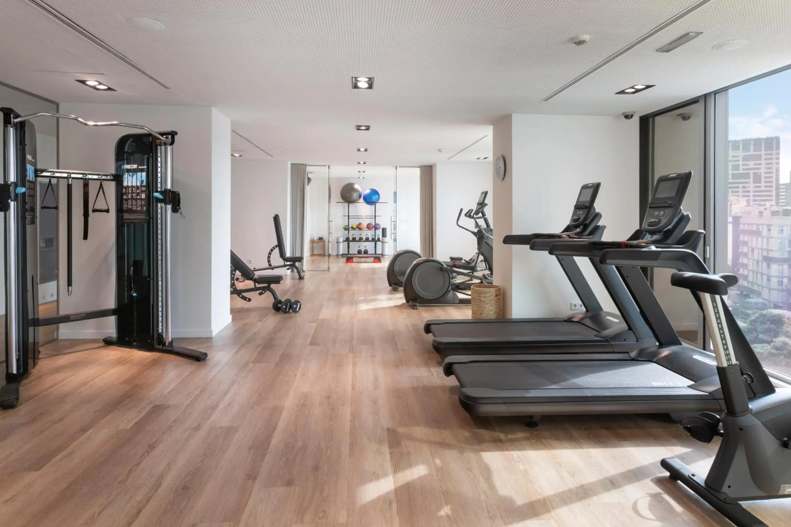 Fitness centre/facilities in Melia Barcelona Sky 4* Sup Fitness centre/facilities in Melia Barcelona Sky 4* Sup