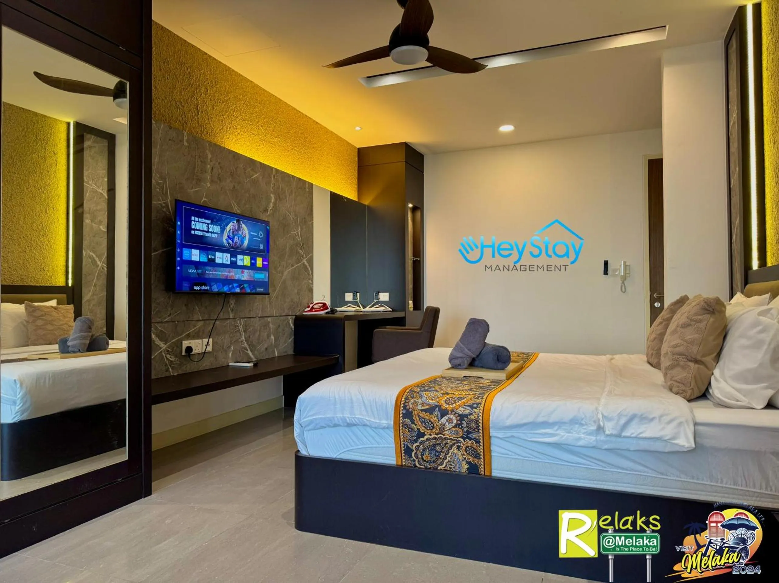 Bed in Imperio Residence By Heystay Management