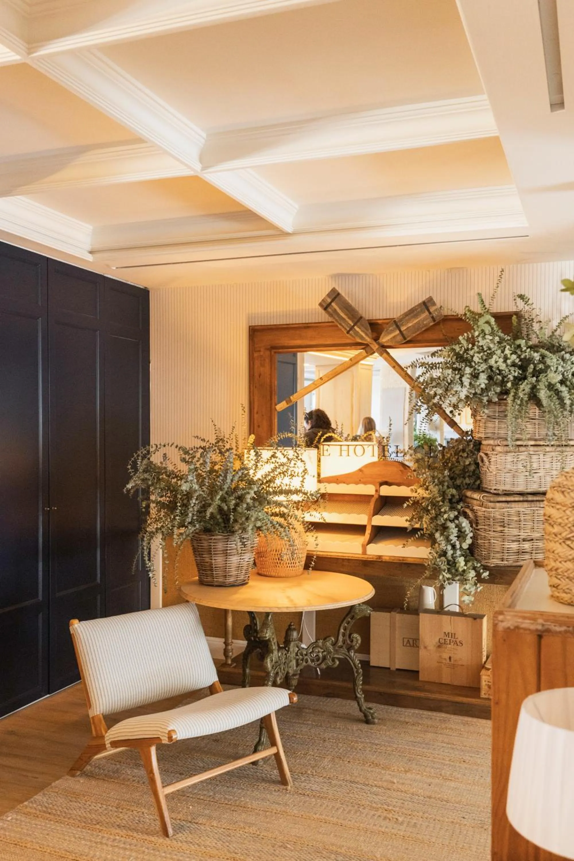 Lobby or reception in Hotel Los Ángeles Denia