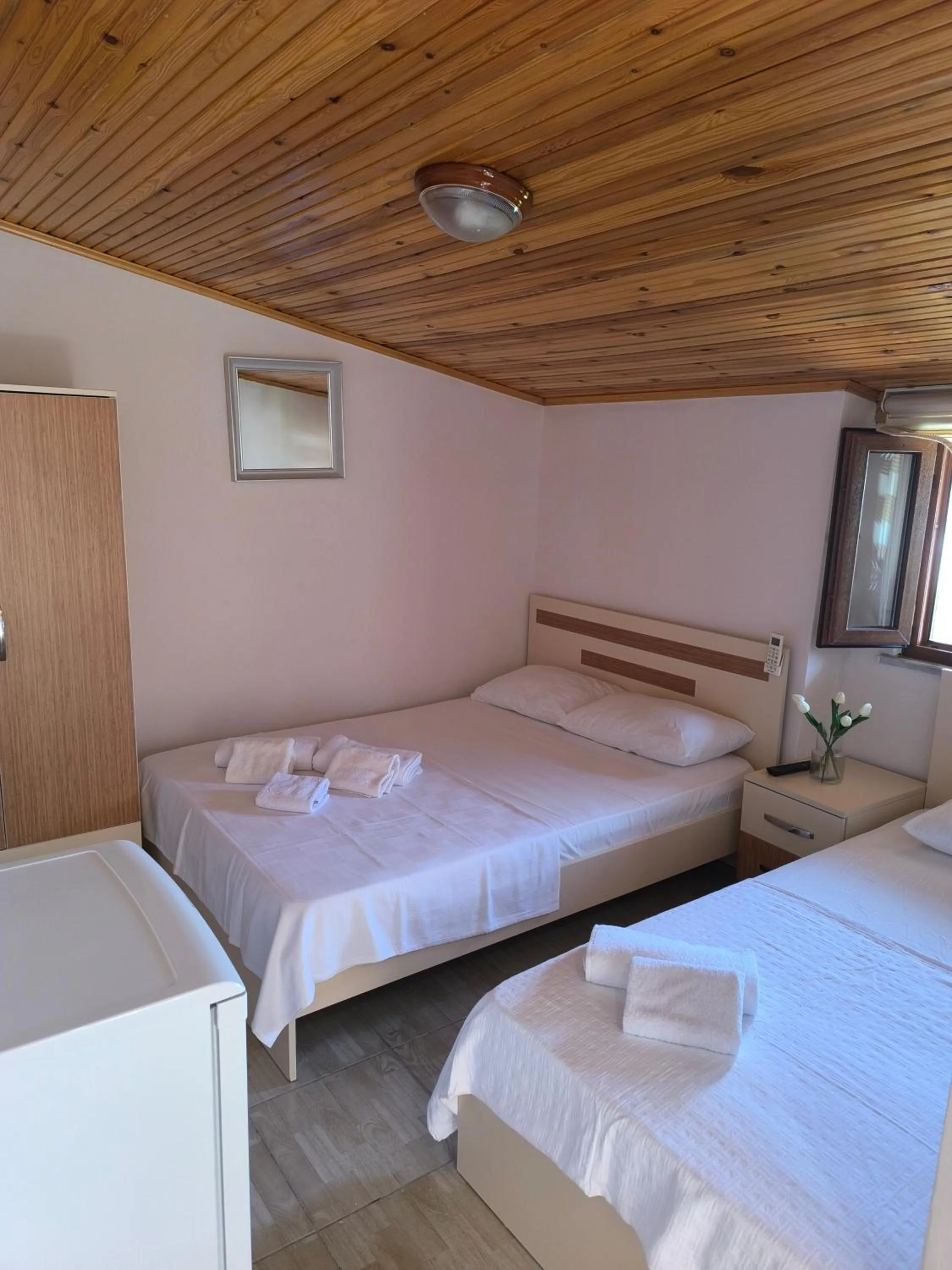 Bed in Avşar Apart Motel