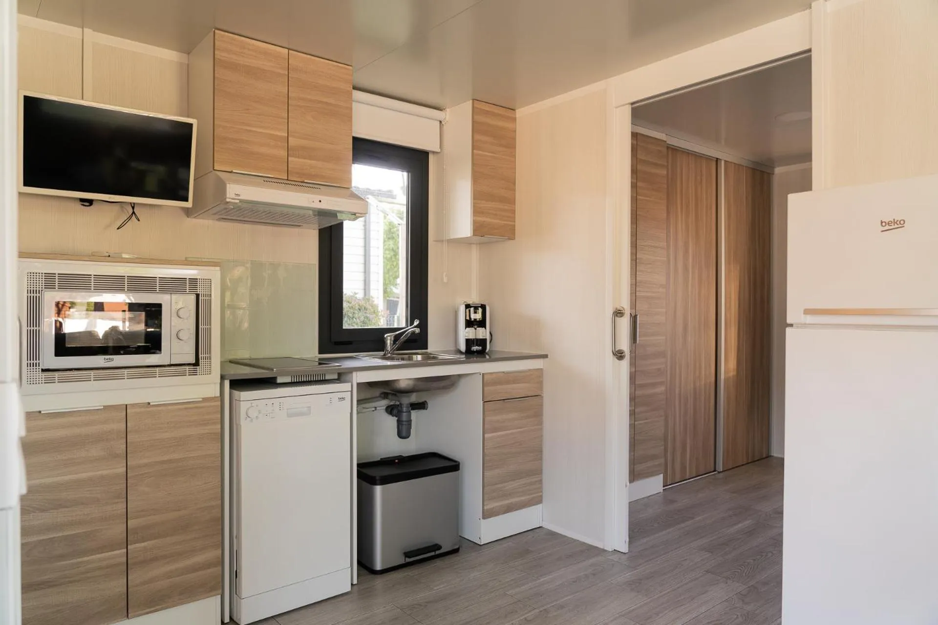 Kitchen or kitchenette in Berga Resort