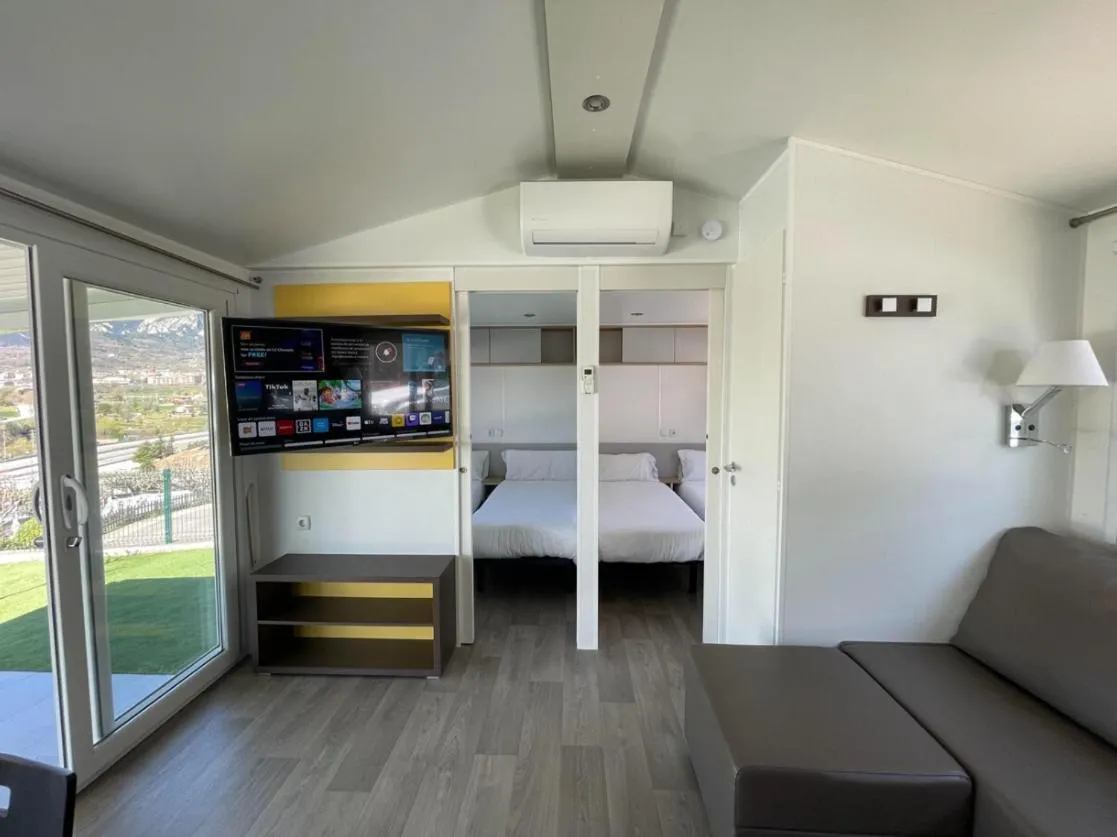 Living room, Bed in Berga Resort