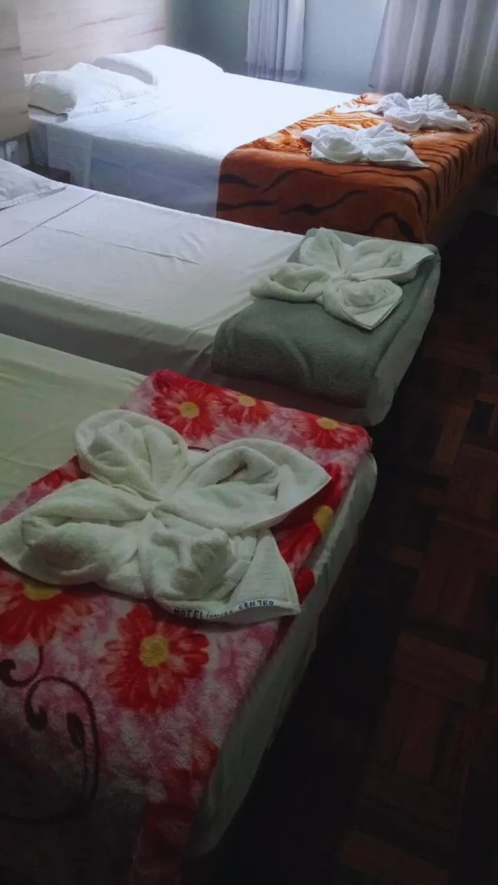 Bed in Hotel Iguaçu Centro