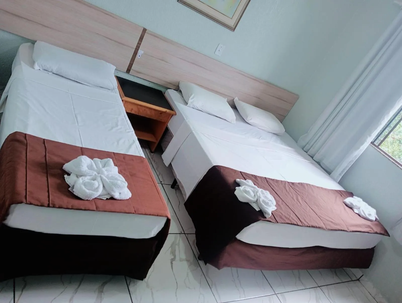 Bed in Hotel Iguaçu Centro