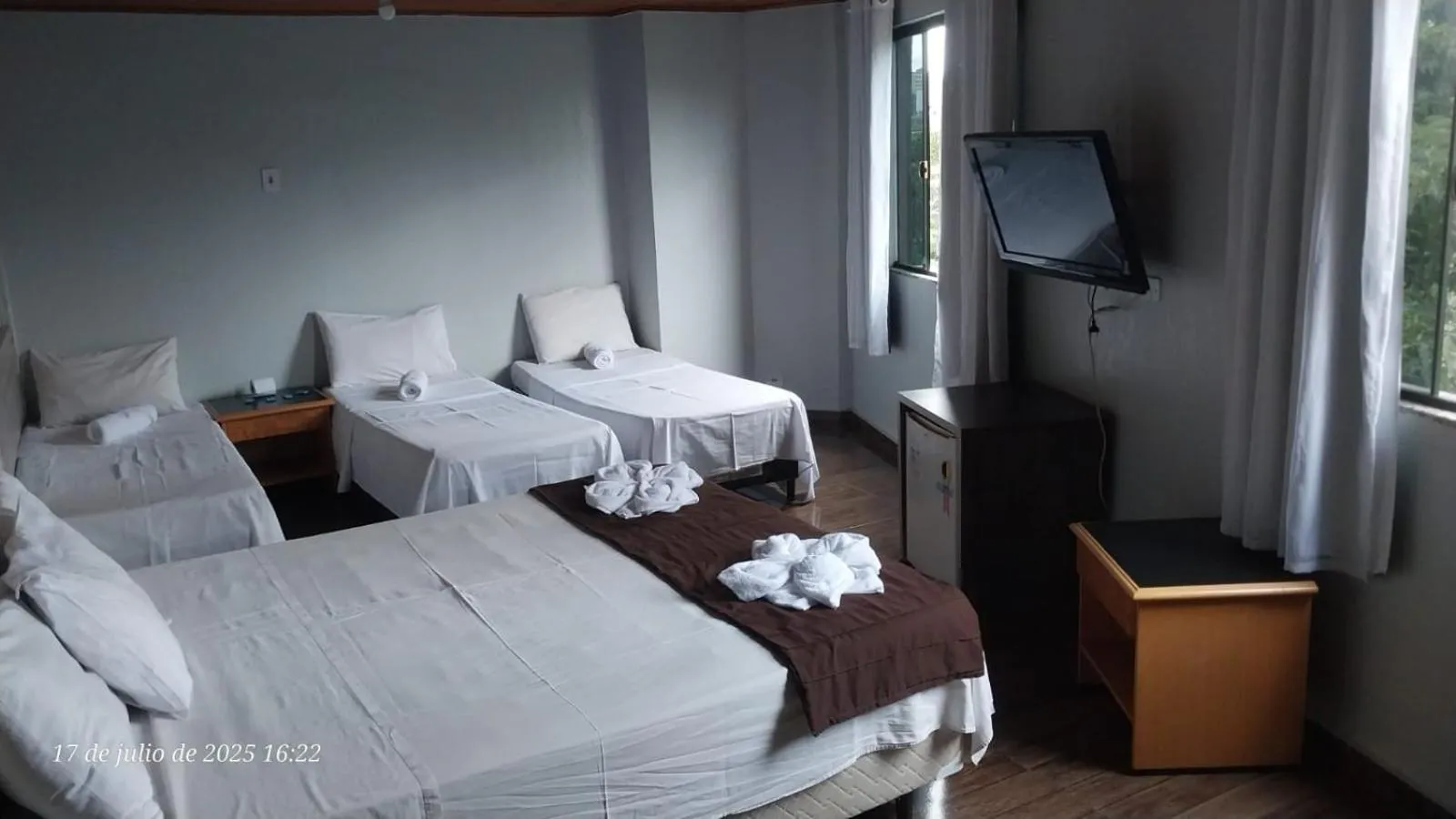 Bed in Hotel Iguaçu Centro