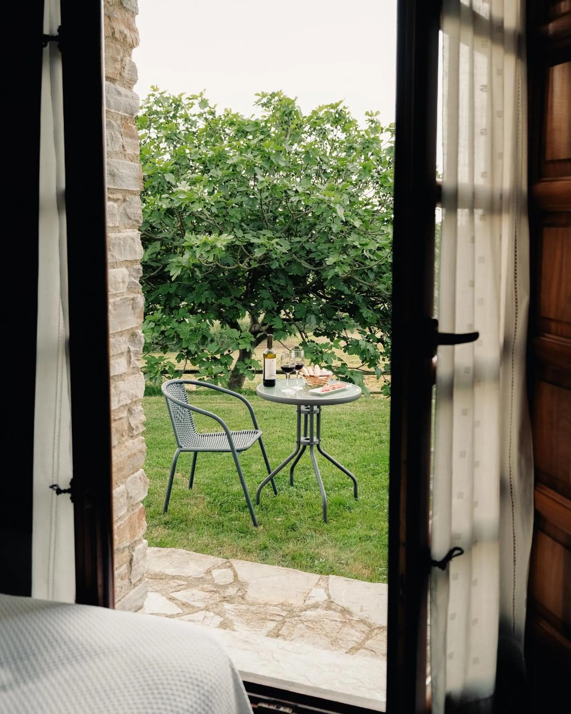 Garden view in Hotel Rural Casona de Cefontes