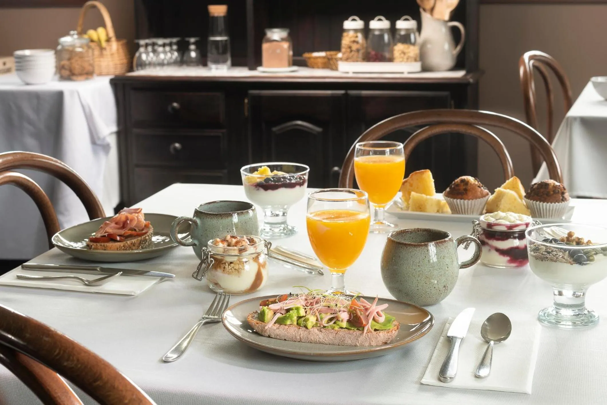 Breakfast in Hotel Rural Casona de Cefontes