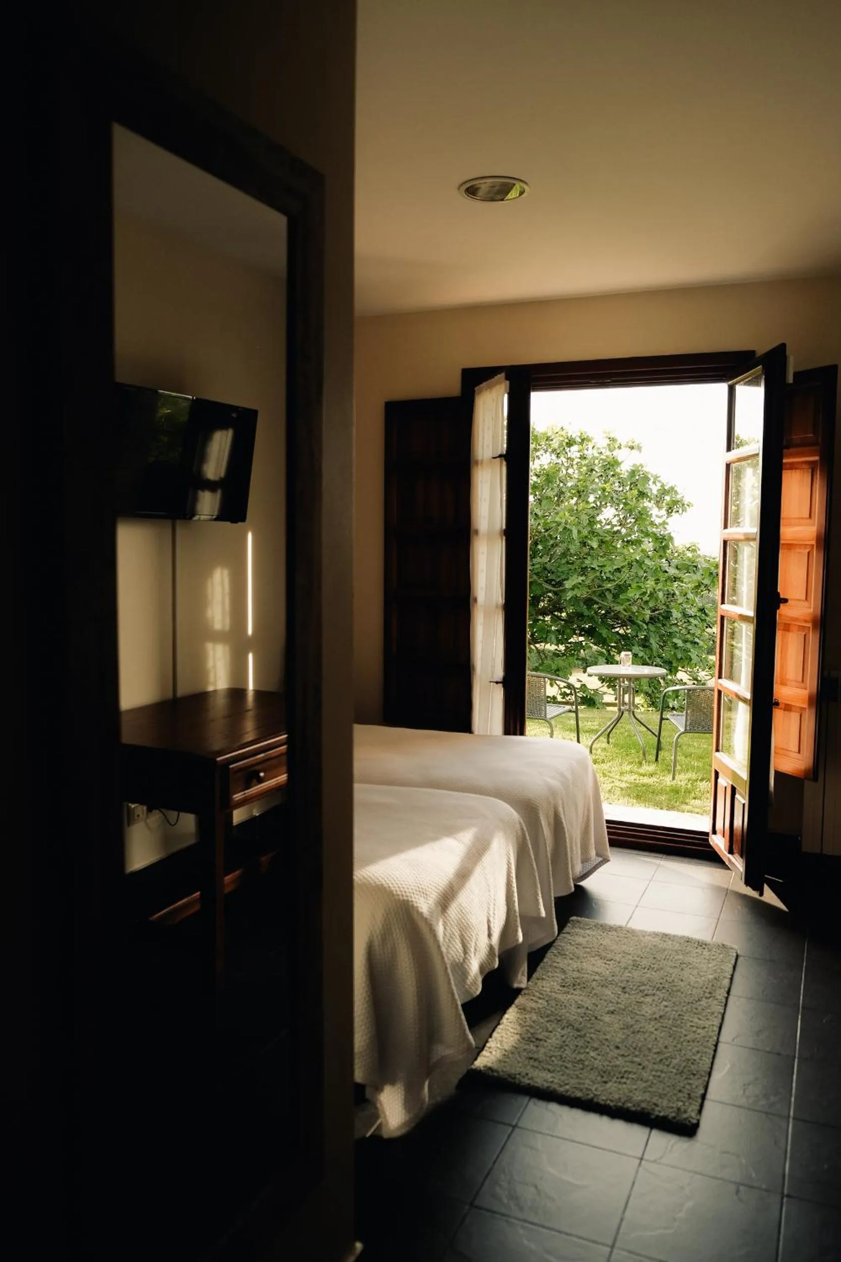 Decorative detail, Bed in Hotel Rural Casona de Cefontes