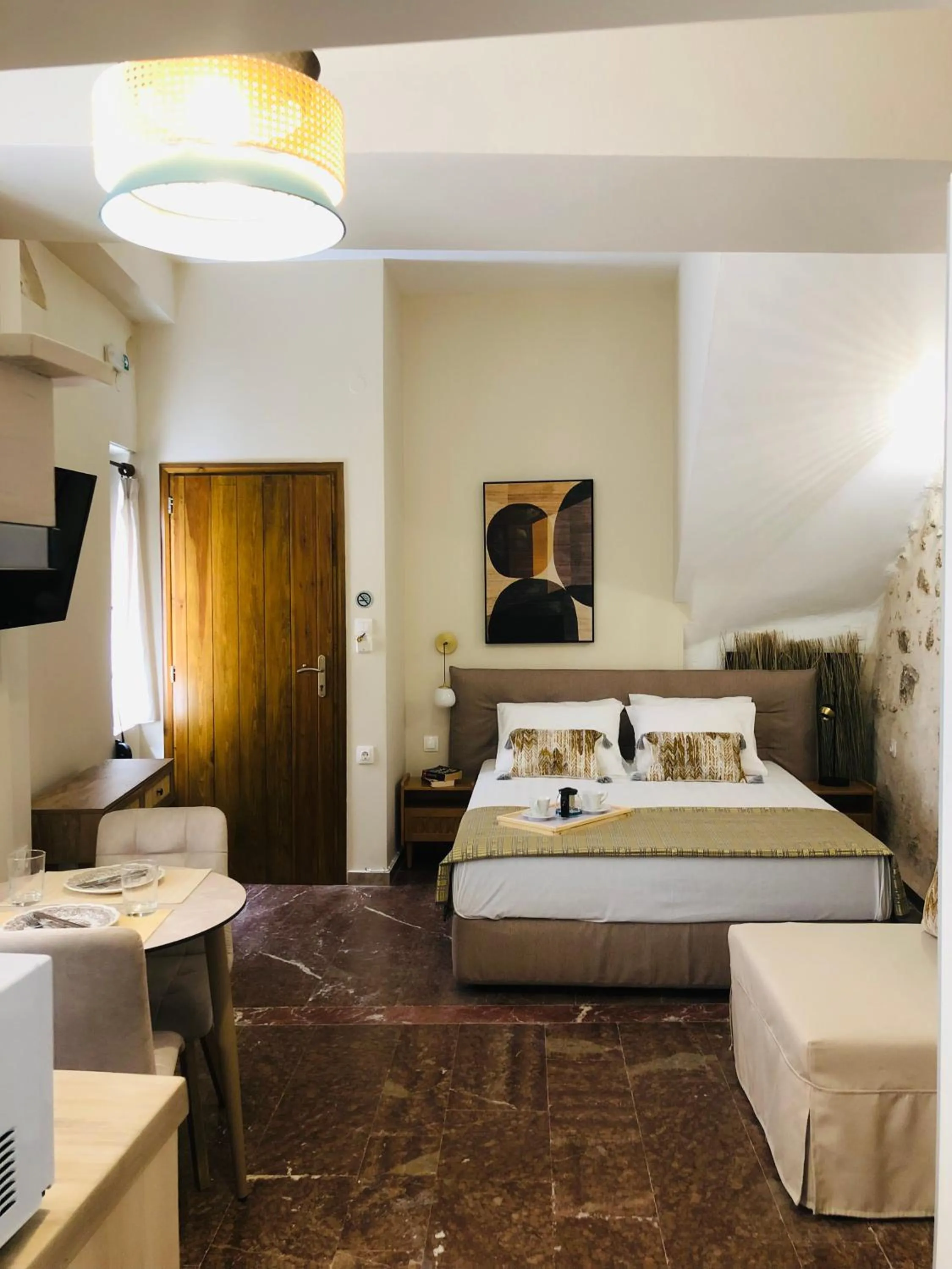 Bed in Gaia Luxury Rooms