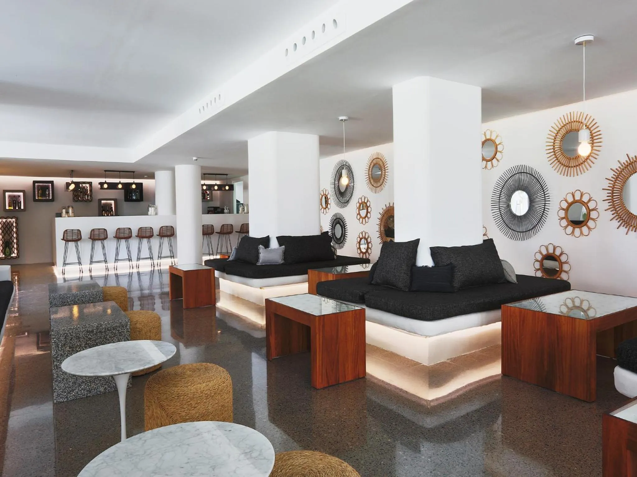 Living room in HM Balanguera Beach - Adults Only