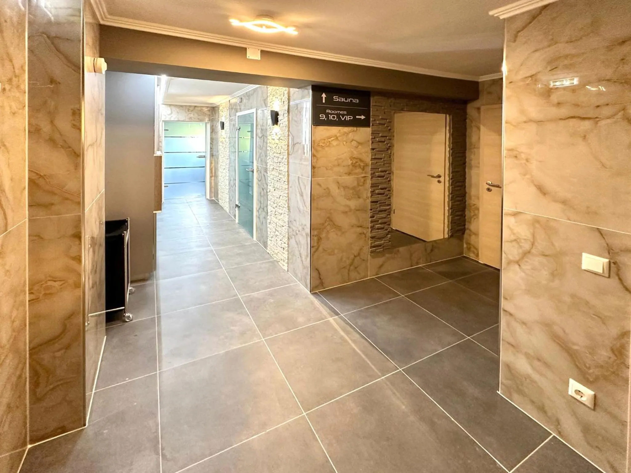 Sauna in Gästehotel Lucendi Premium Lounge