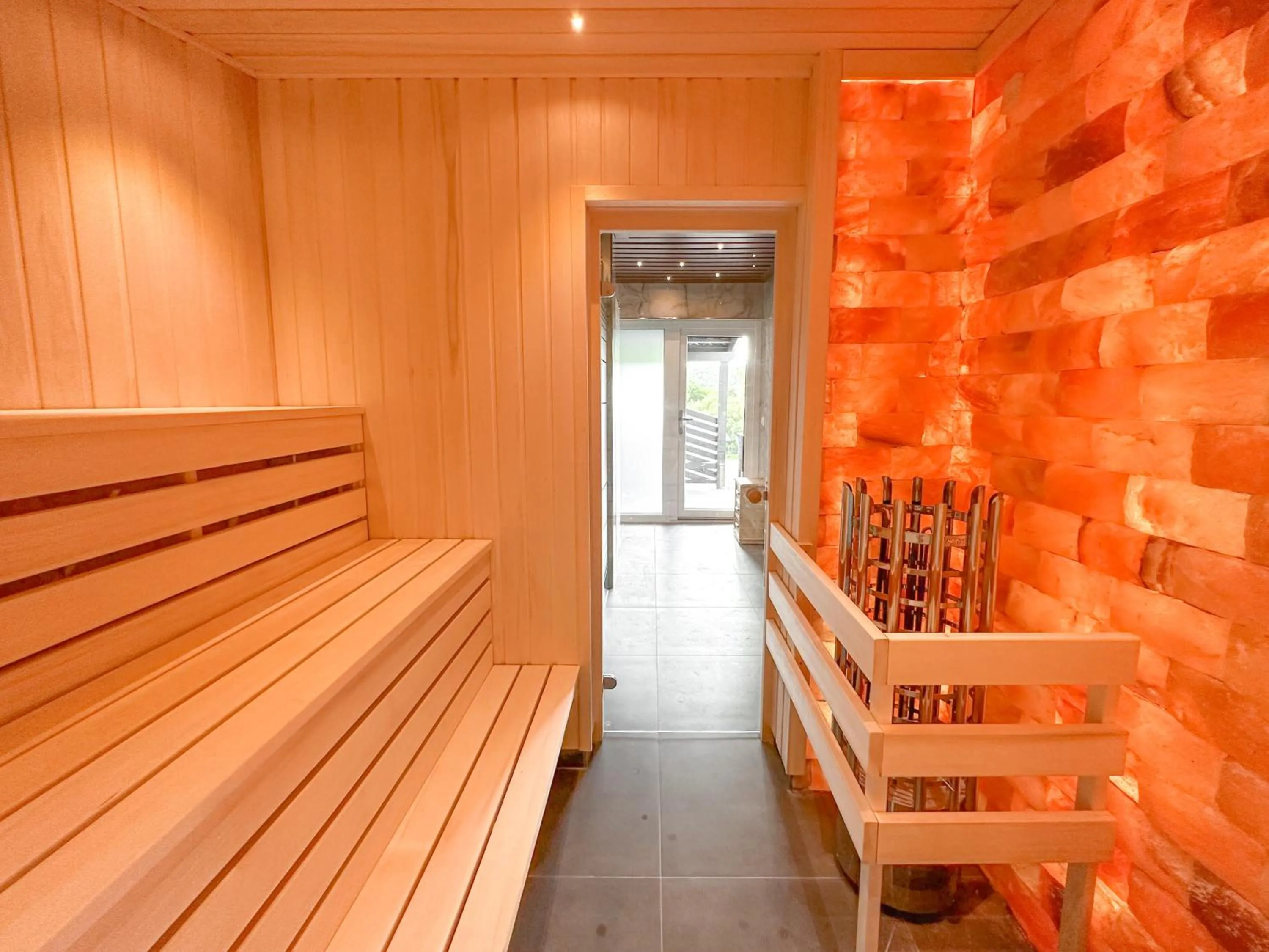Sauna in Gästehotel Lucendi Premium Lounge