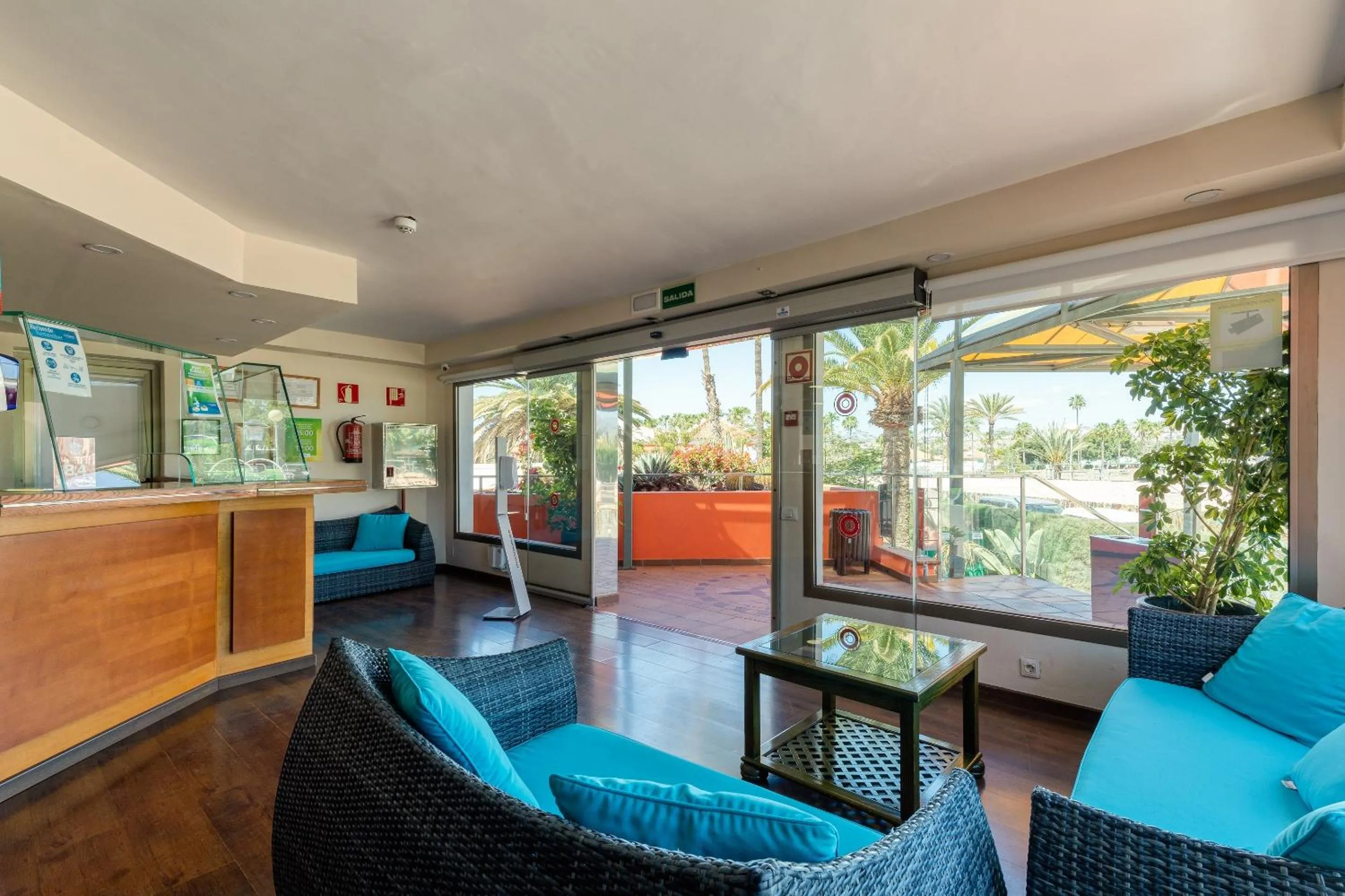 Lobby or reception in Bungalows Cordial Green Golf