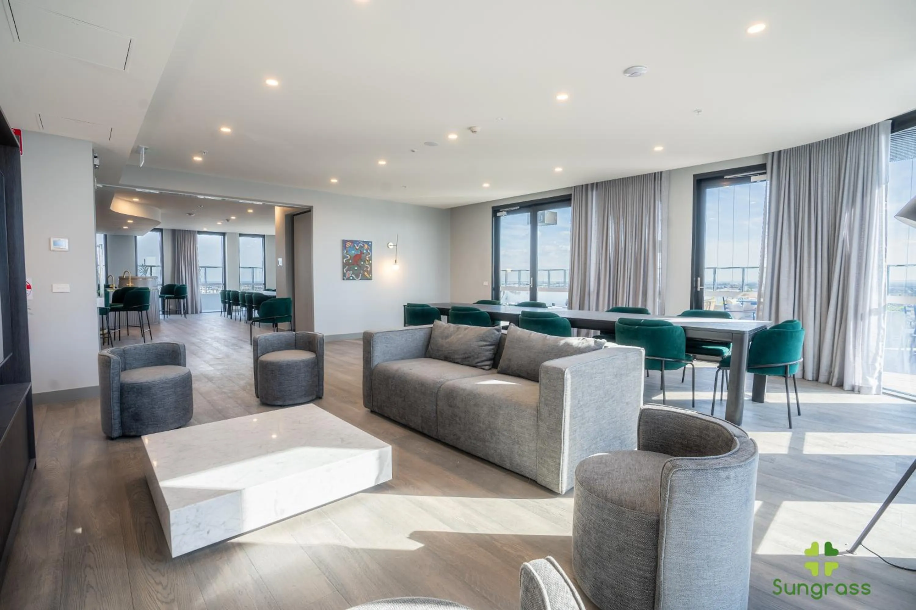 Seating area in Liberty One