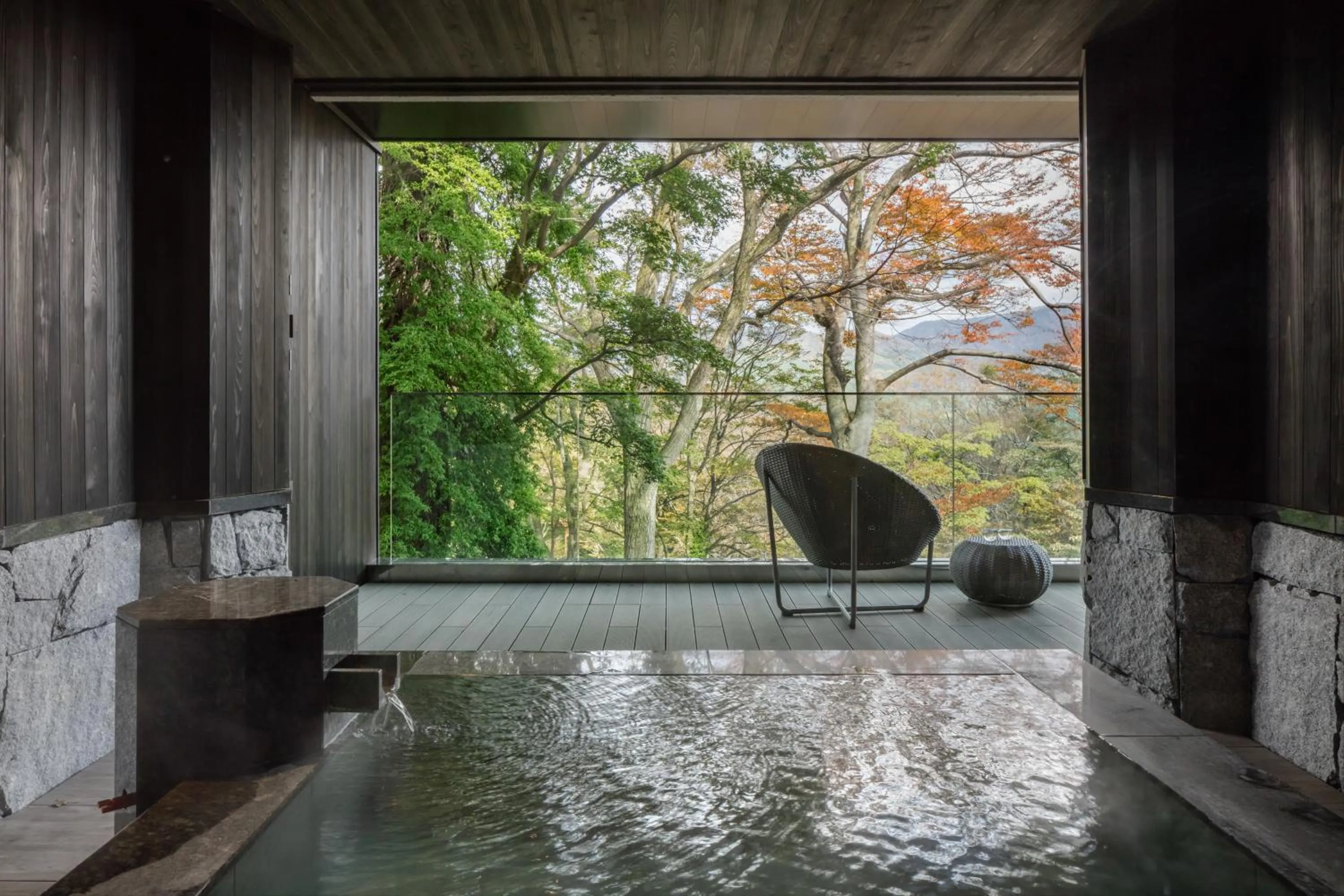 Hot Spring Bath in KANAYA RESORT HAKONE