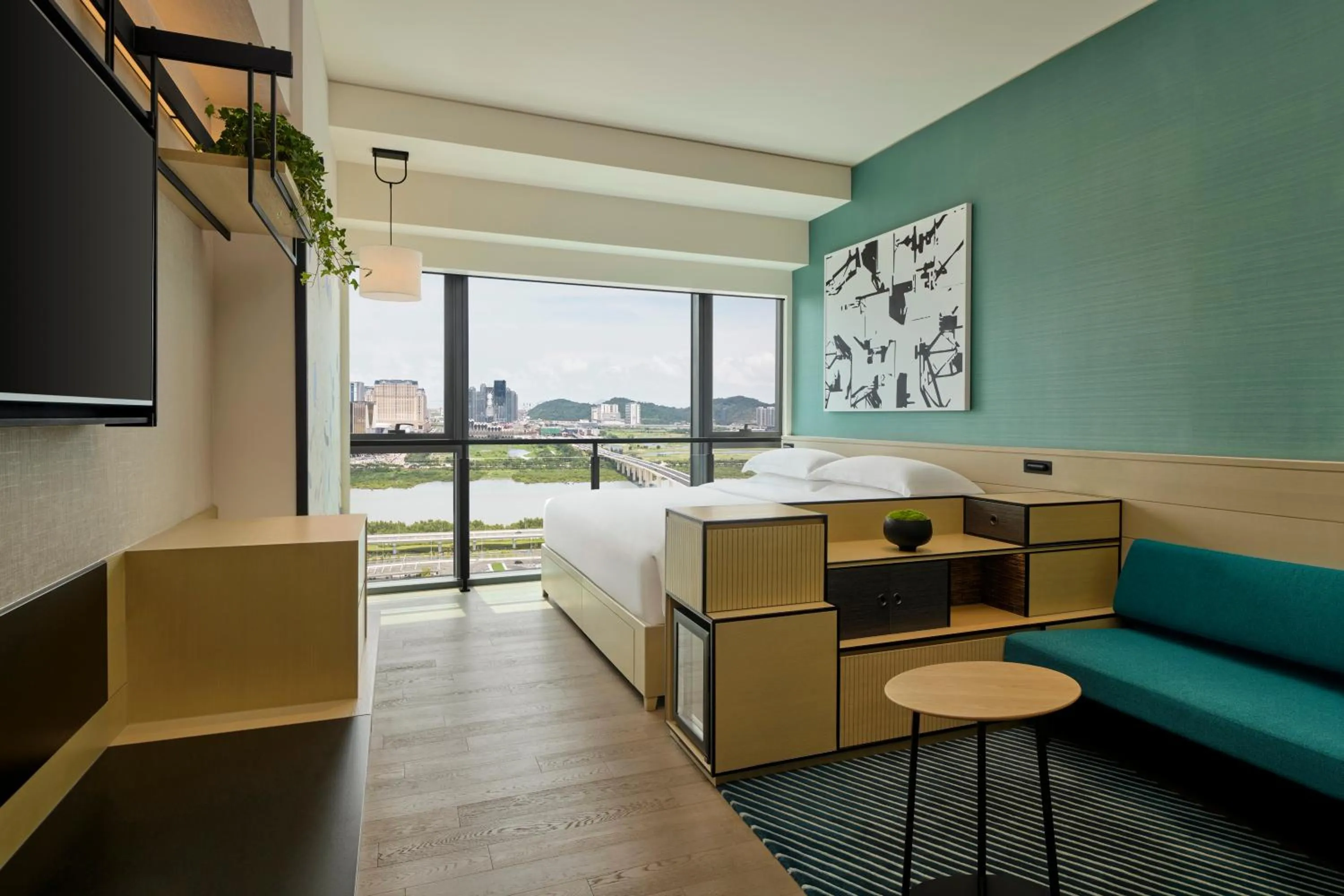 City view, Bed in Artyzen Habitat Hengqin Zhuhai