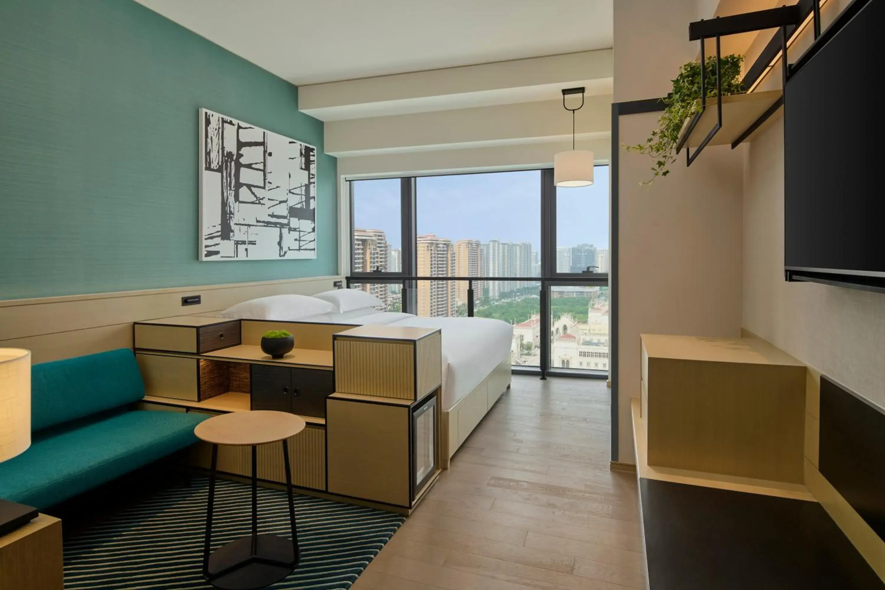 Photo of the whole room, Bed in Artyzen Habitat Hengqin Zhuhai Photo of the whole room, Bed in Artyzen Habitat Hengqin Zhuhai