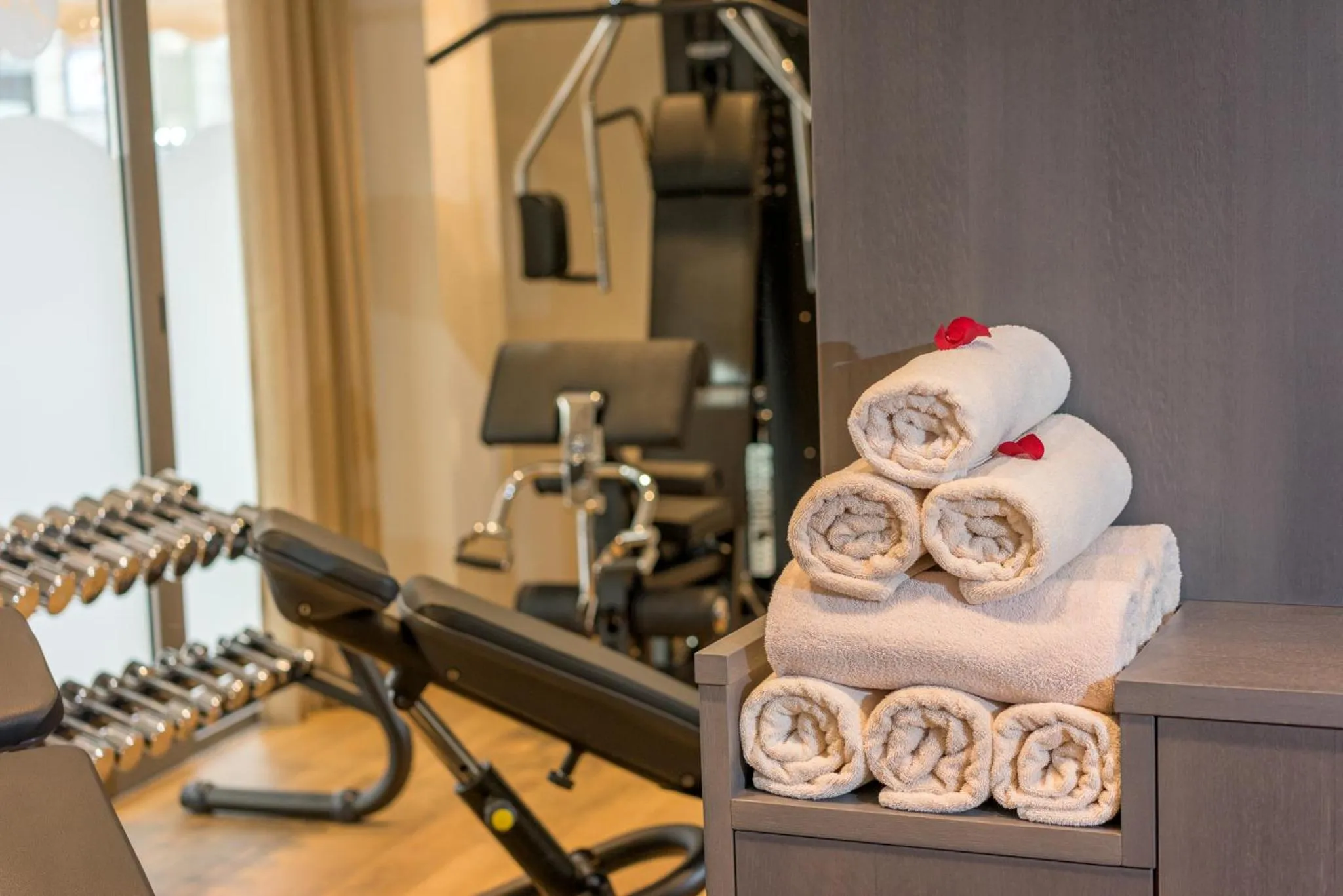 Fitness centre/facilities in Kyma Suites Beach Hotel