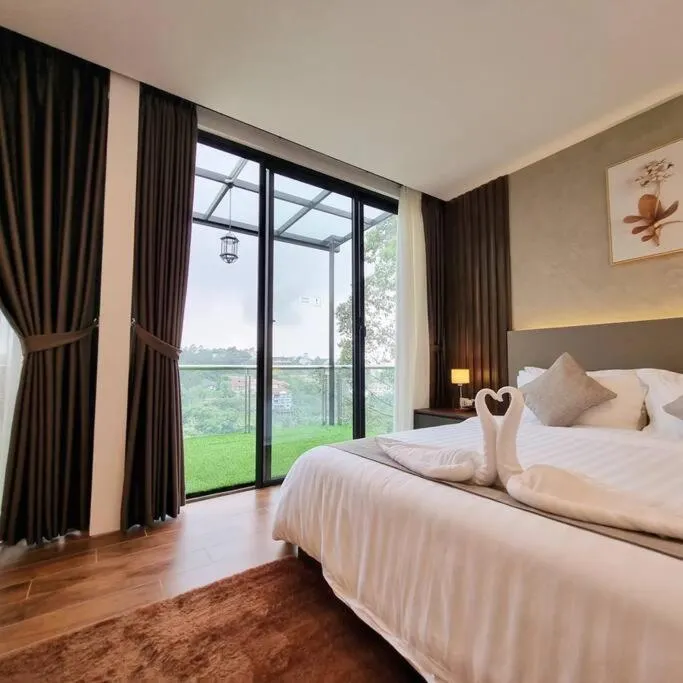 Bed in Villa Daun at Dago Village