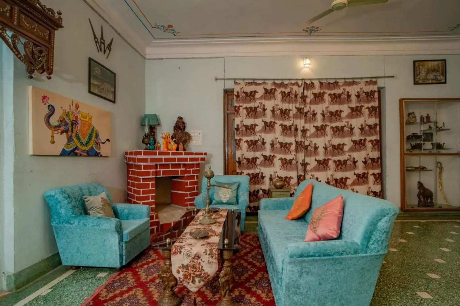 Lobby or reception in Hotel Ambavgarh Palace Lobby or reception in Hotel Ambavgarh Palace