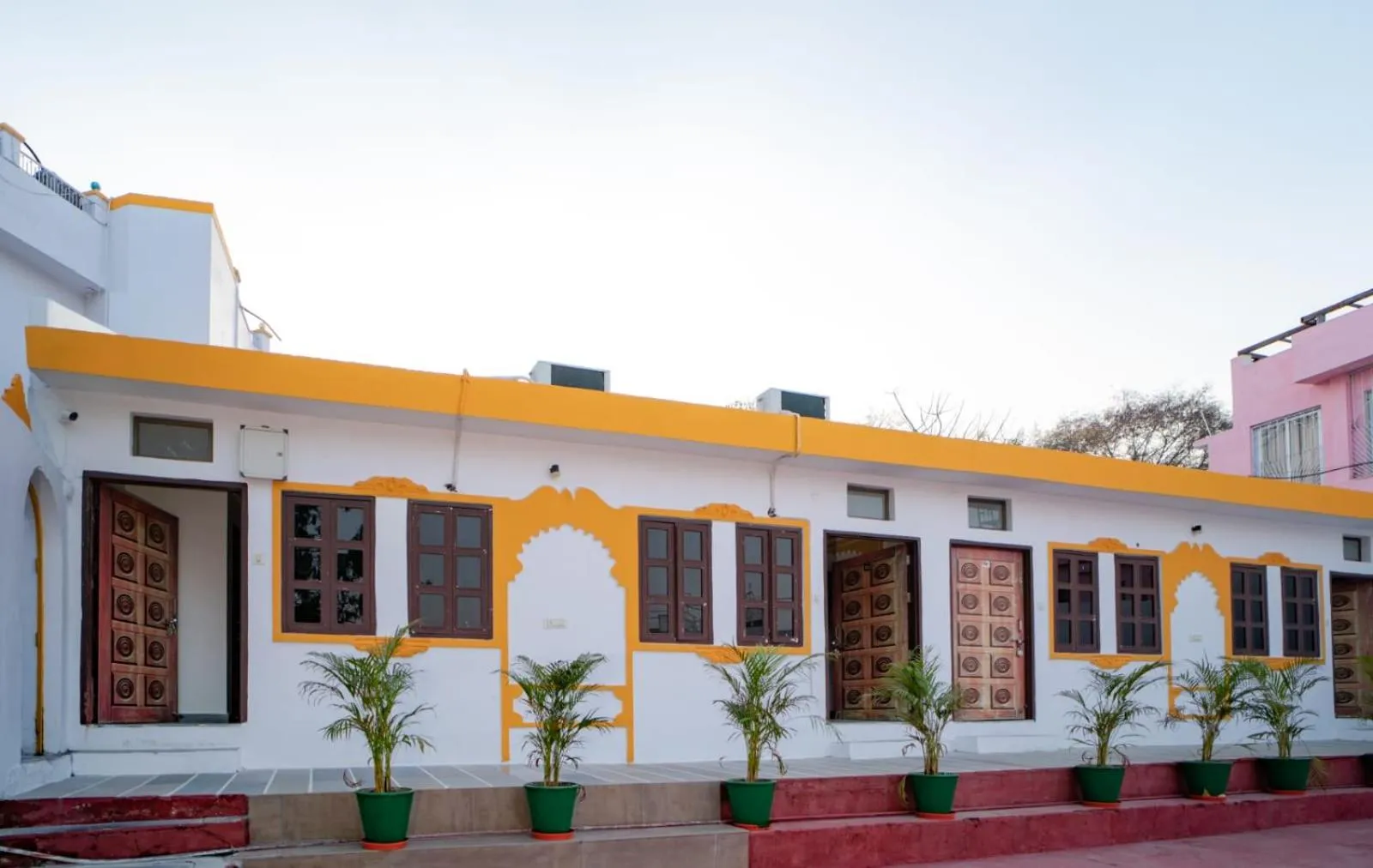 Property building in Hotel Ambavgarh Palace