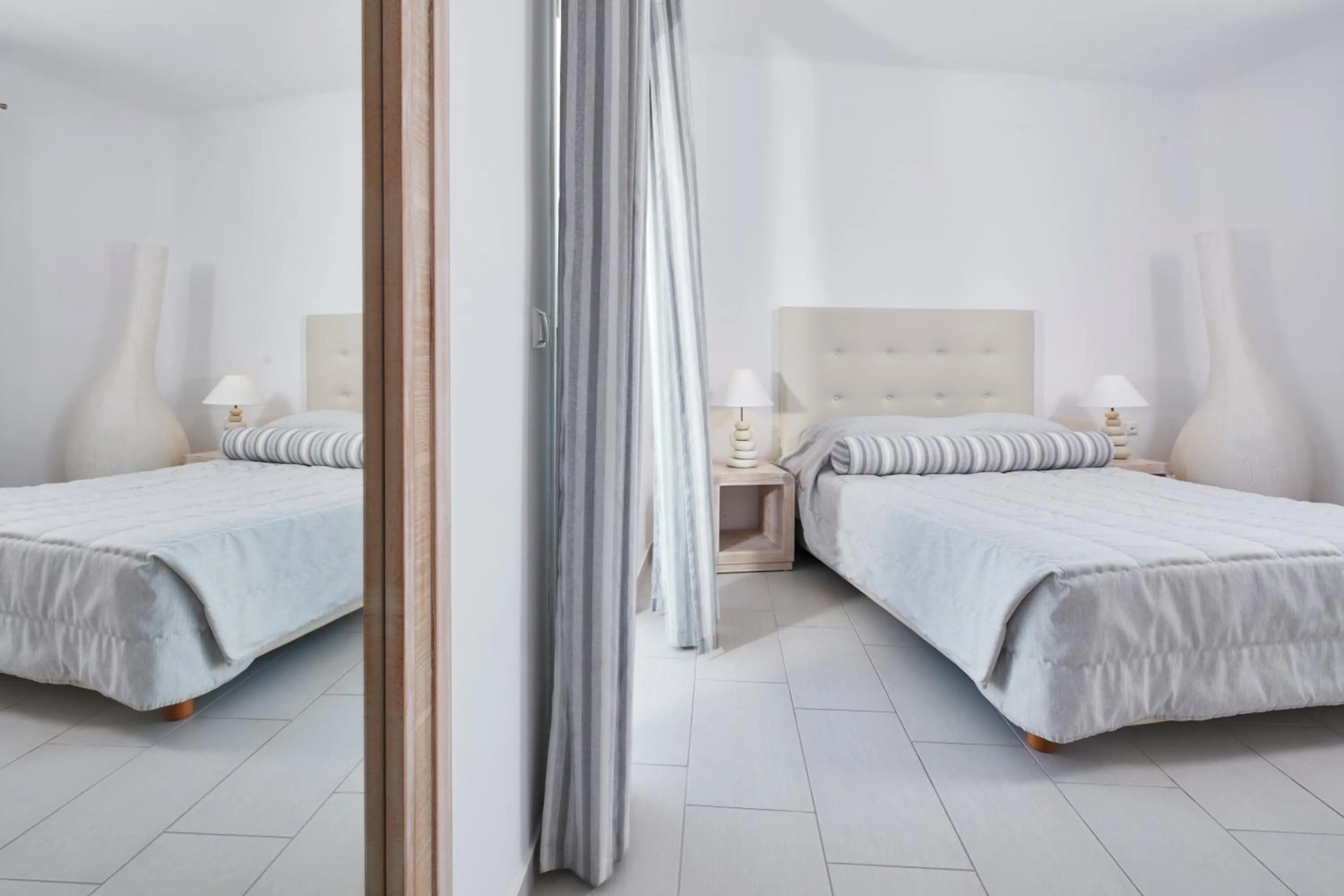 Bed in Aegean Plaza Hotel