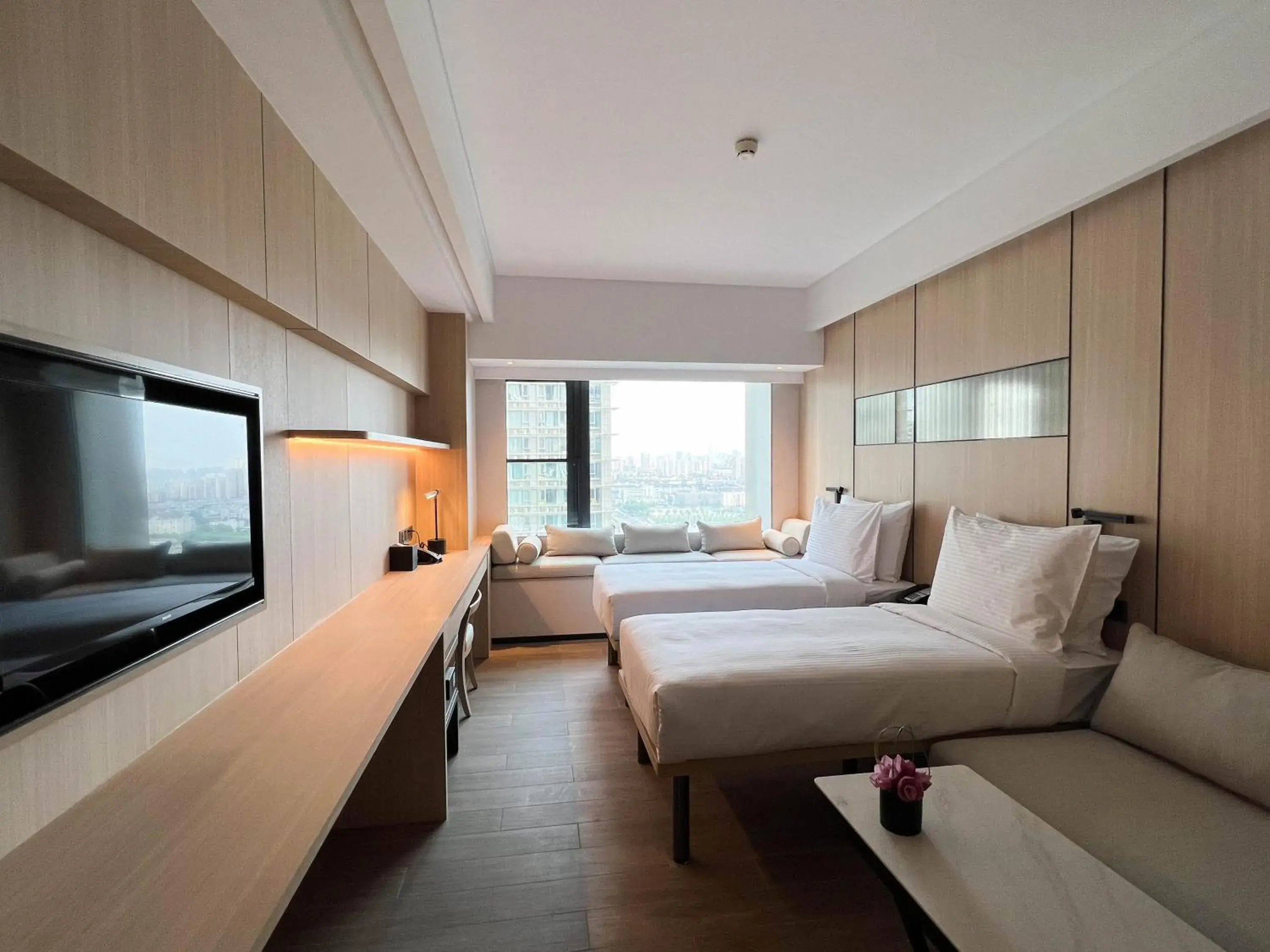 View (from property/room), Bed in Metropolitan Residence View (from property/room), Bed in Metropolitan Residence