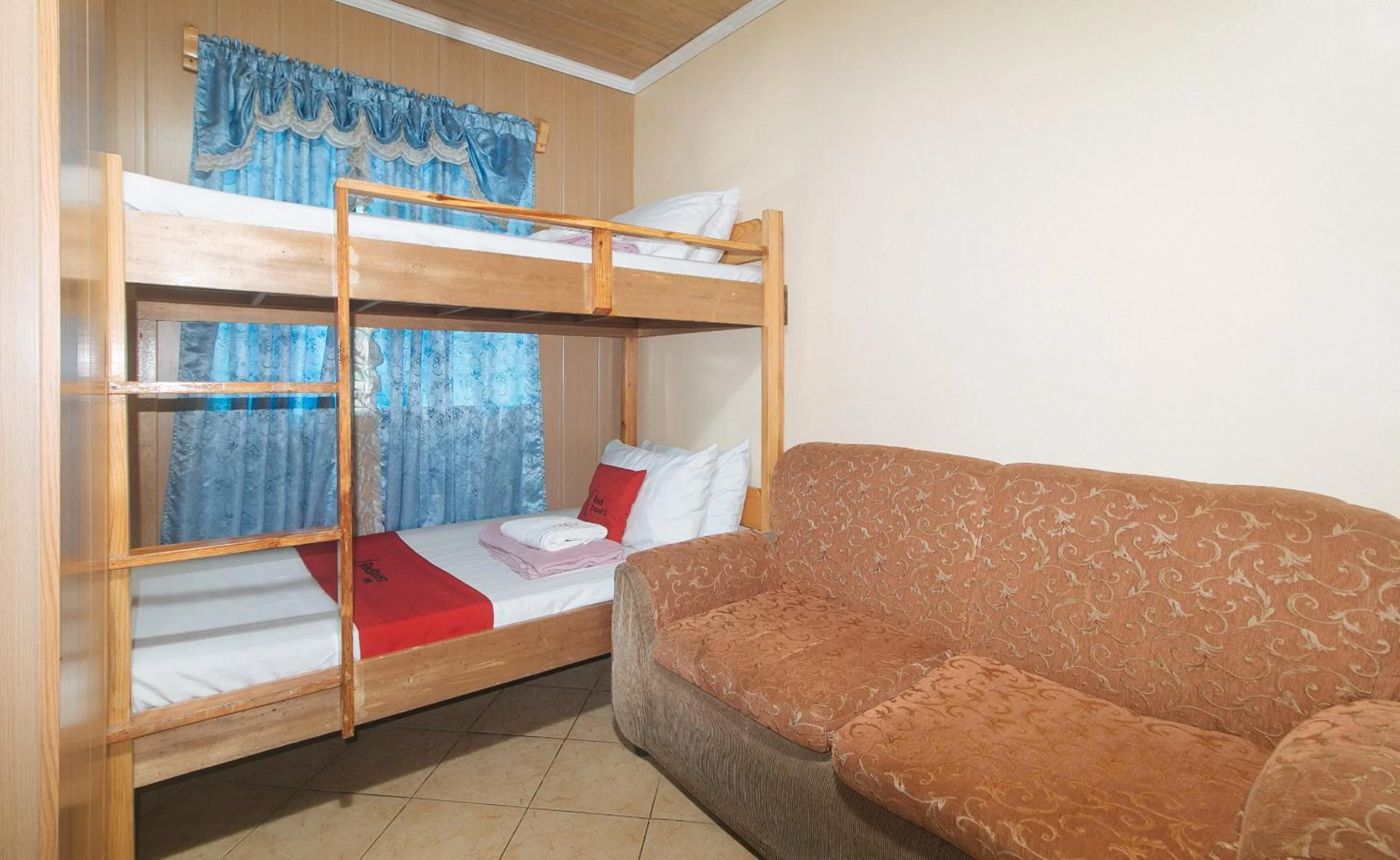 Photo of the whole room, Bed in RedDoorz Hostel @ Faes Transient House