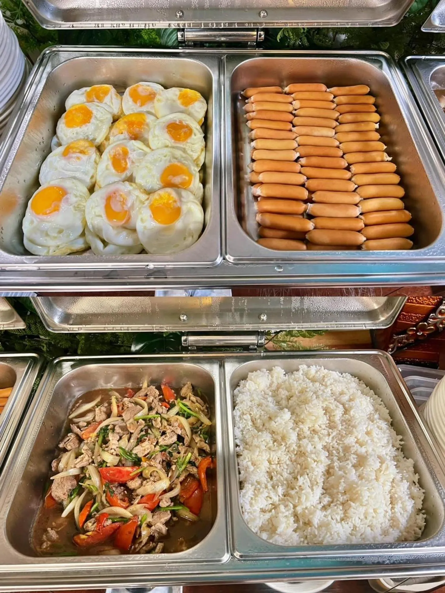 Buffet breakfast in M&M Hotel