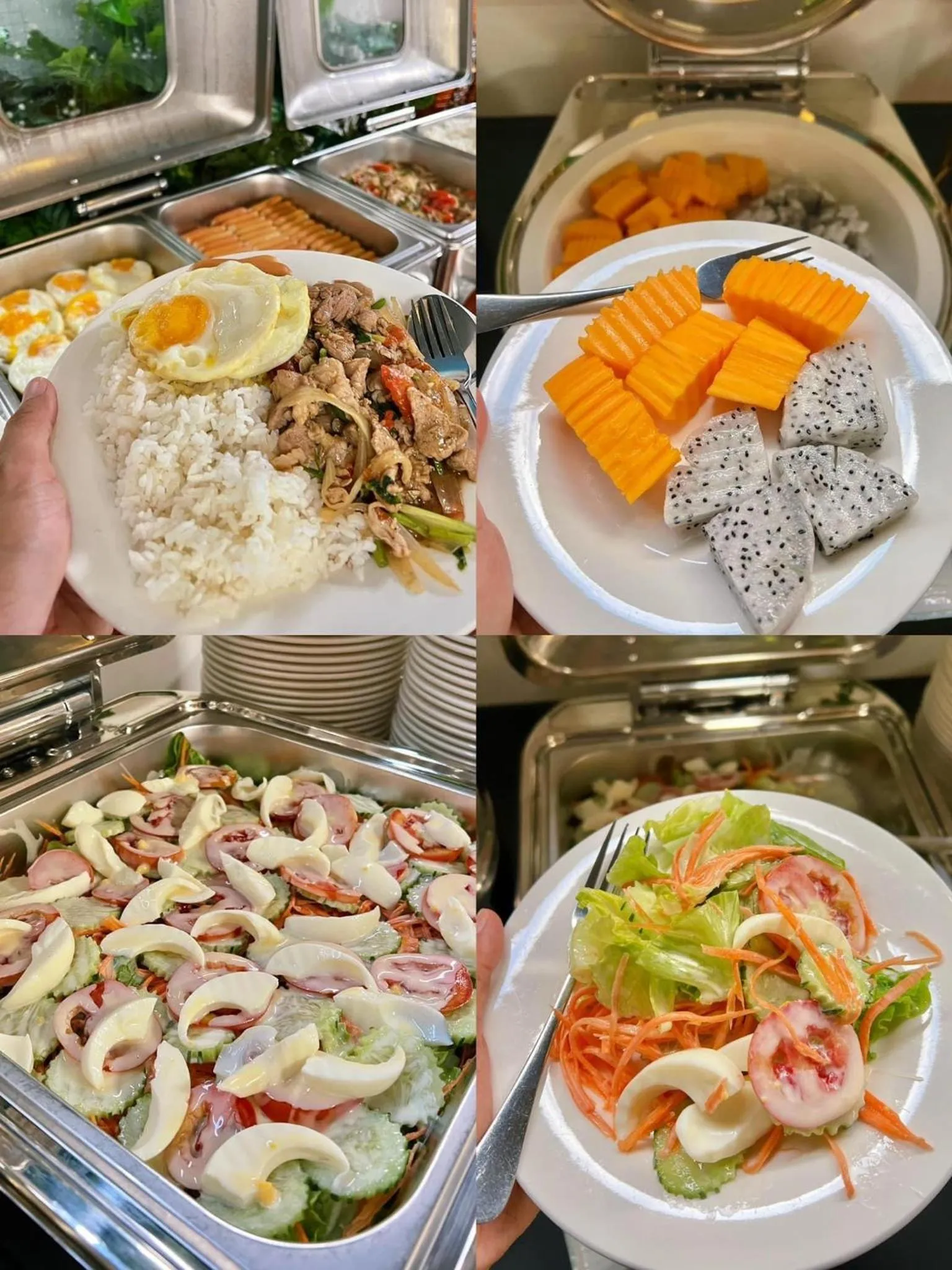 Buffet breakfast in M&M Hotel