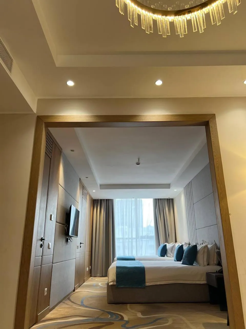 Photo of the whole room, Bed in Sofia International Hotel