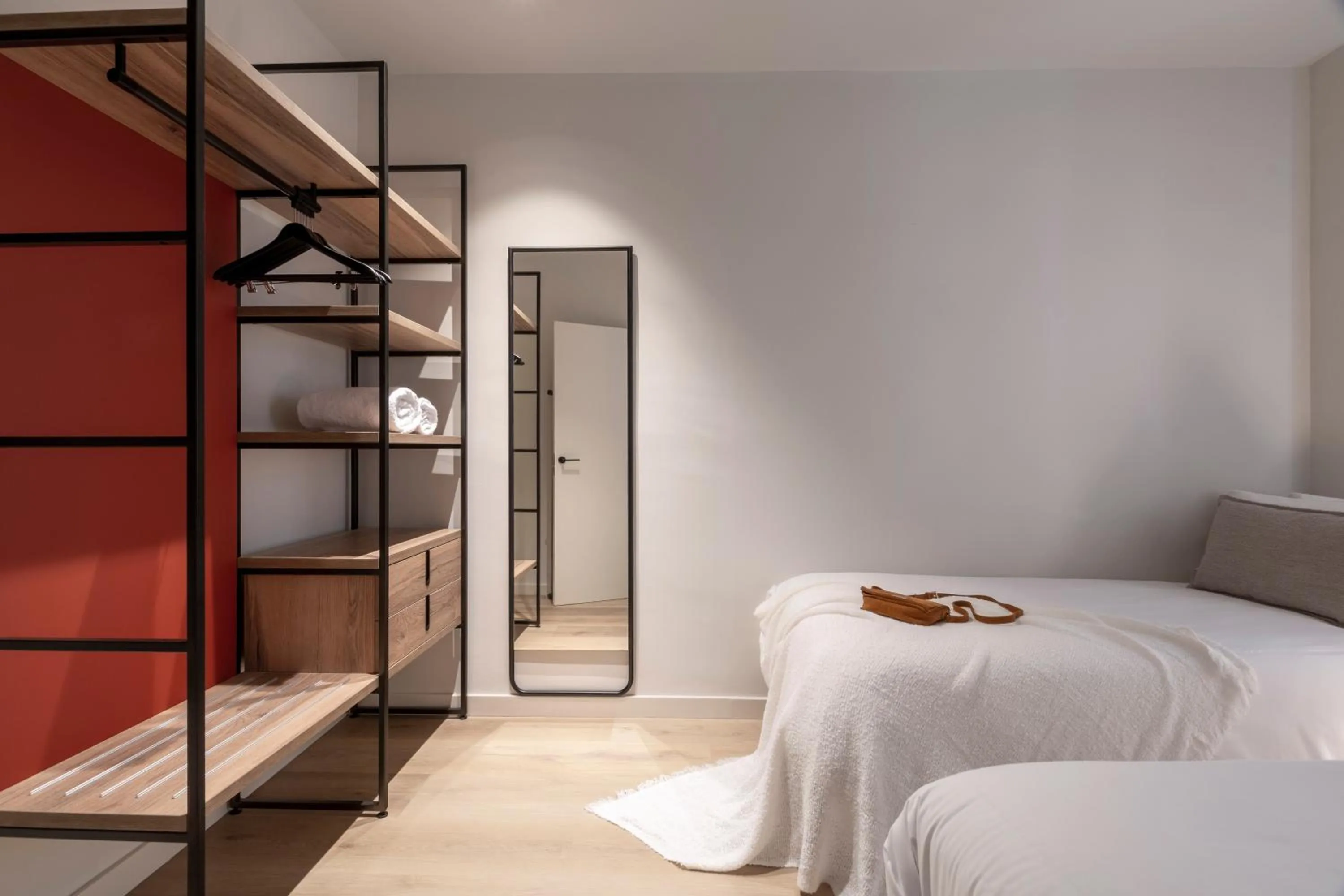 Bedroom, Bed in Arrivo Apartments