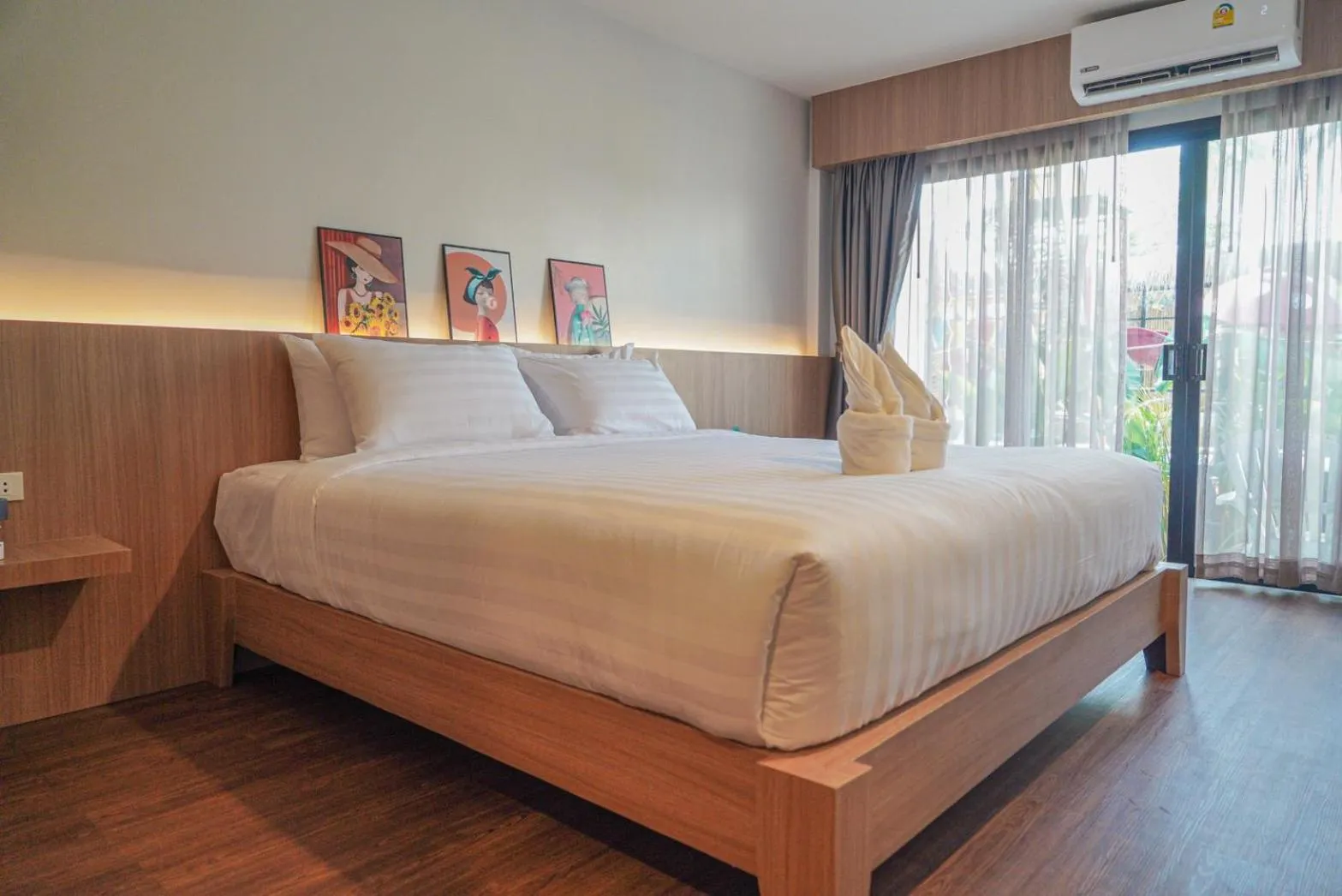 Photo of the whole room, Bed in นคร นอน เล่น(Nakhon Norn Len)