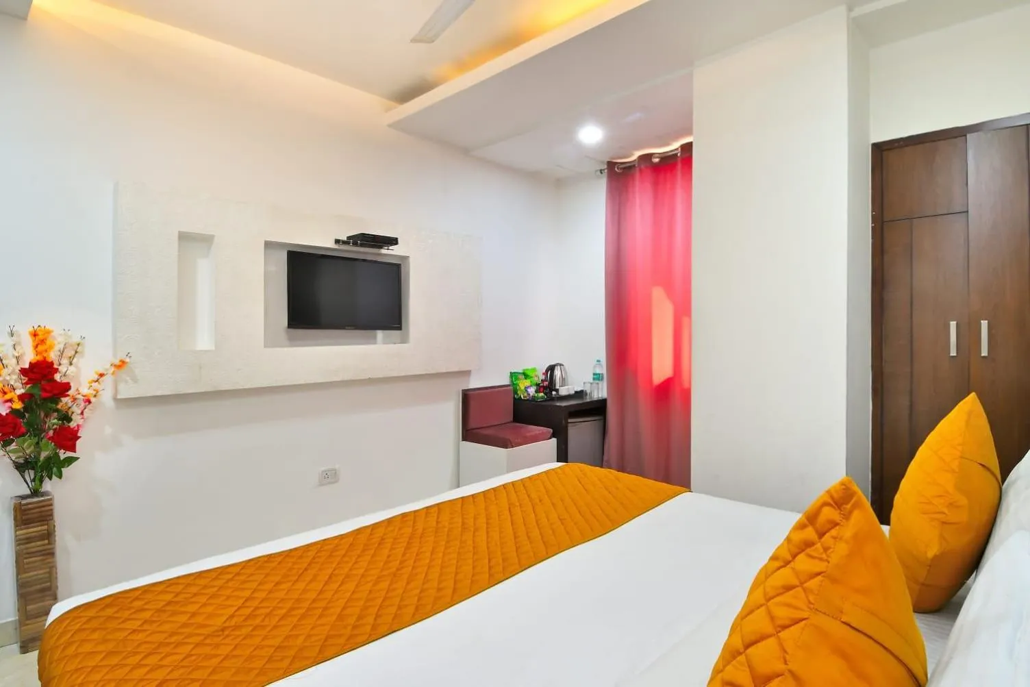 Bed in The Bella Vista -Traveler's choice awarded